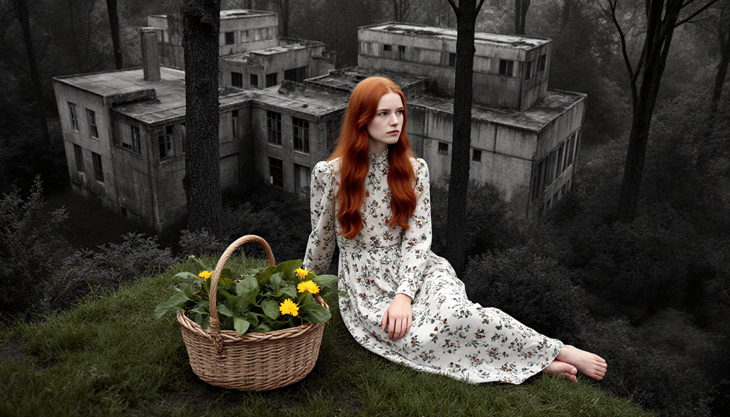 Solitude in a mysterious forest