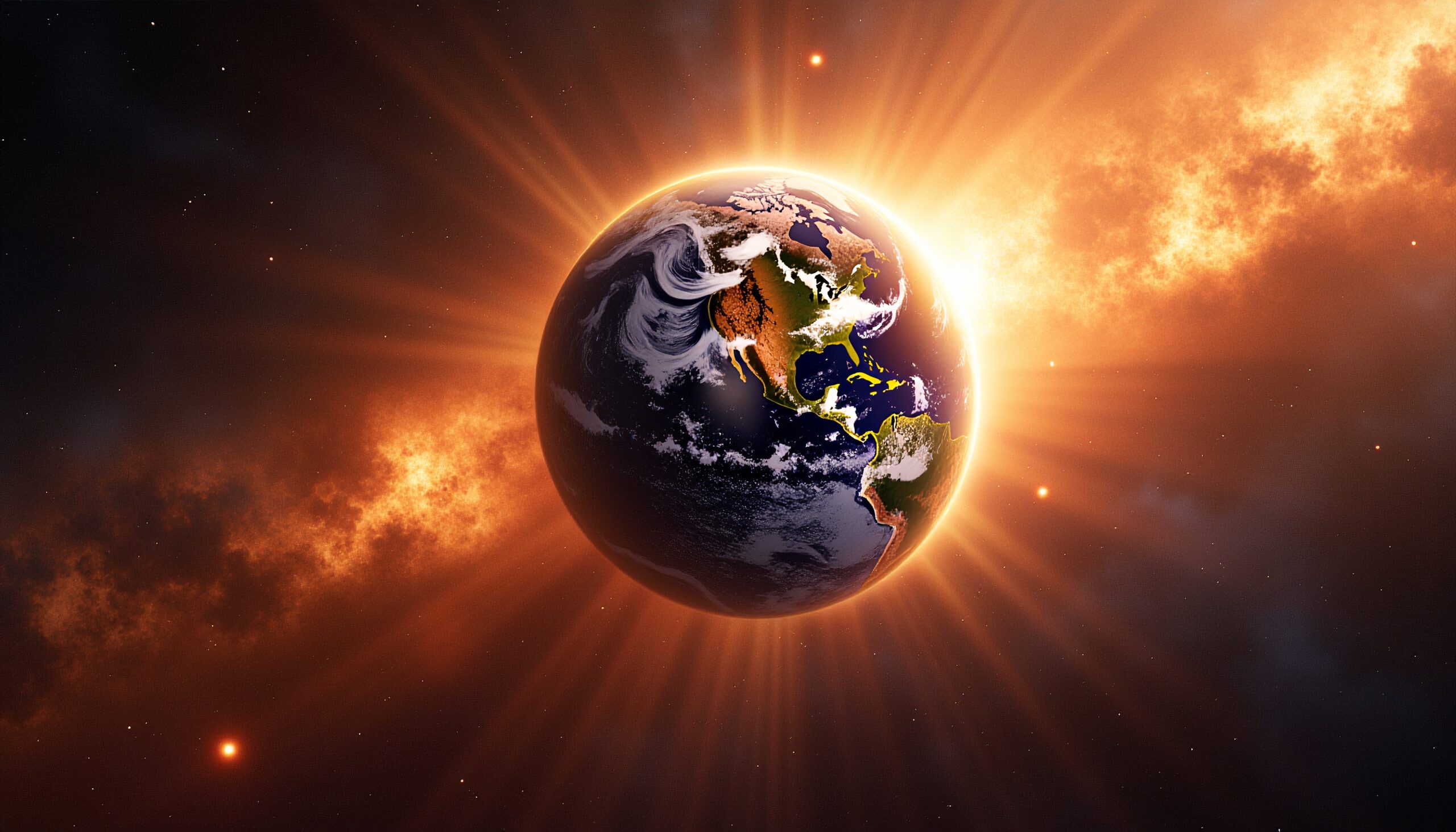 Earth’s Majestic Cosmic Sunrise