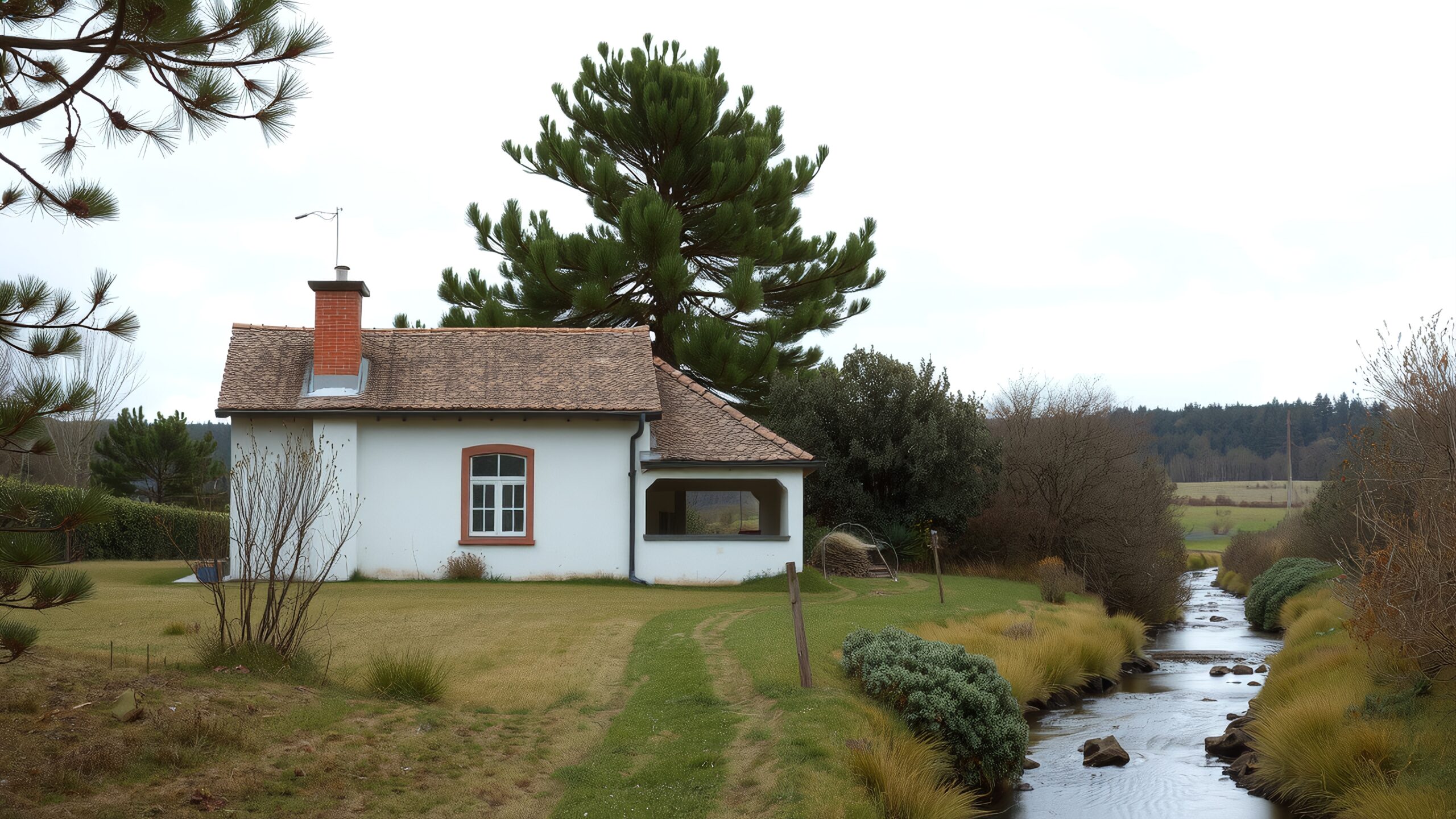 Charming Countryside Home Beside Stream