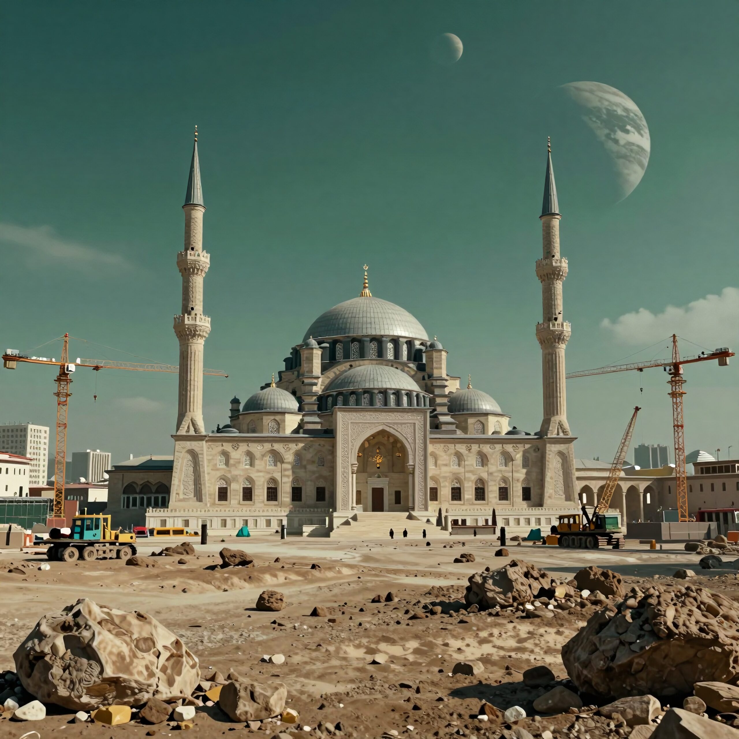 Majestic Mosque Under Construction