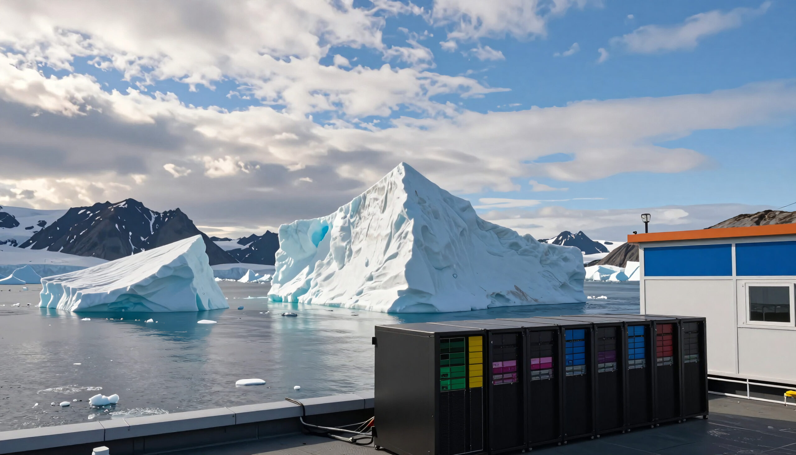 Tech Meets Iceberg Wilderness