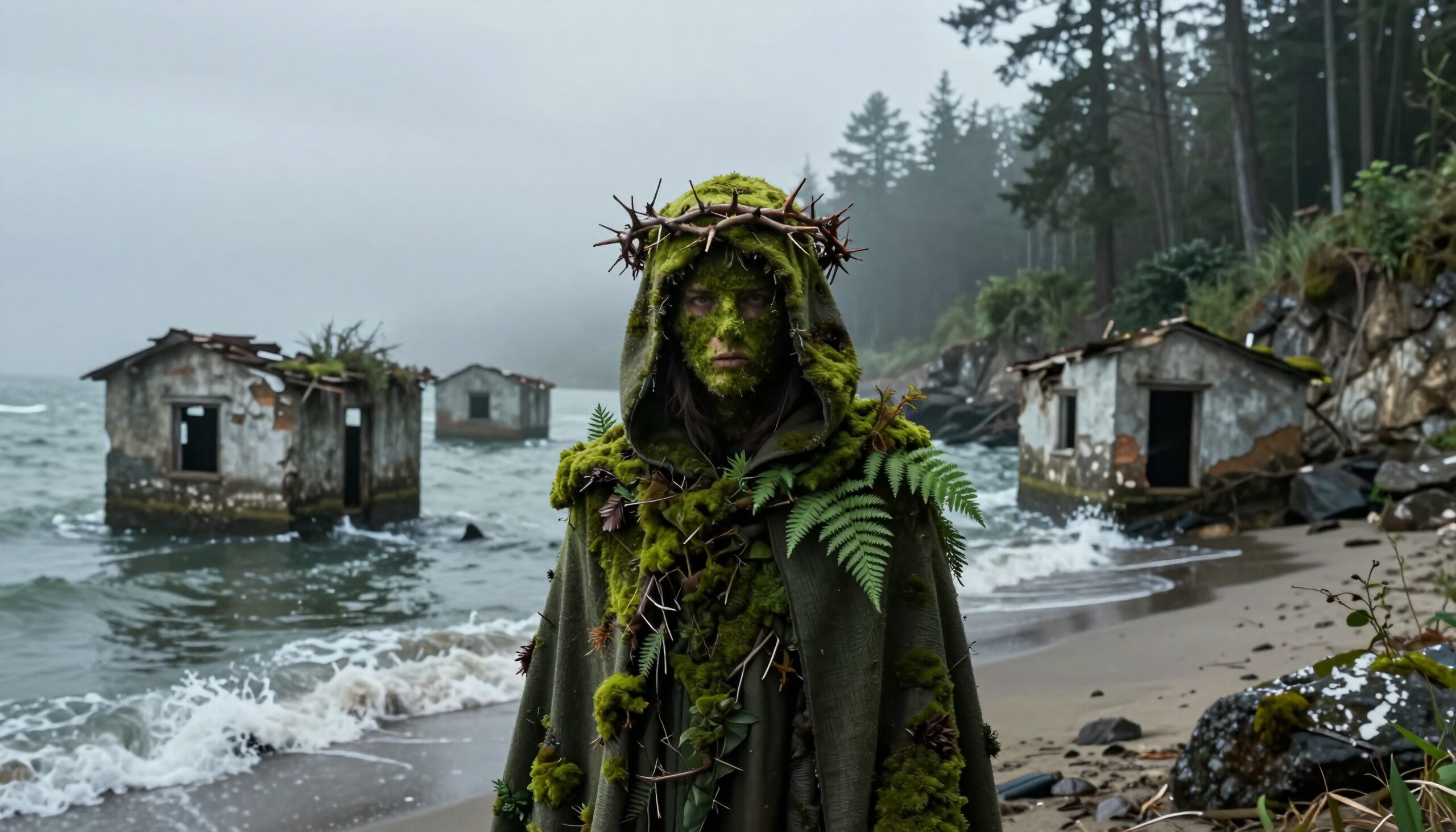 Nature’s Emissary on Desolate Beach