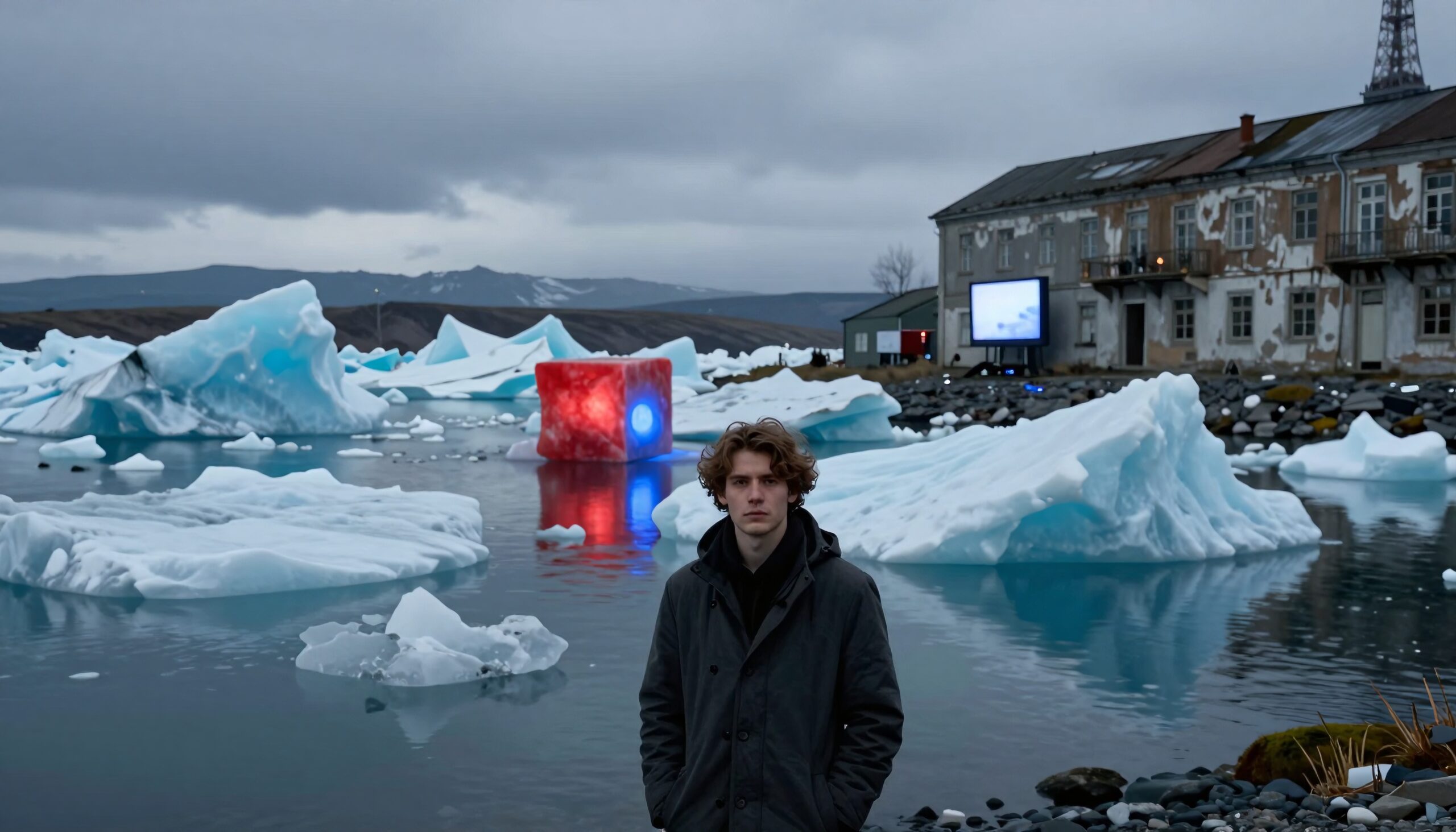 Man Amongst Ice and Art