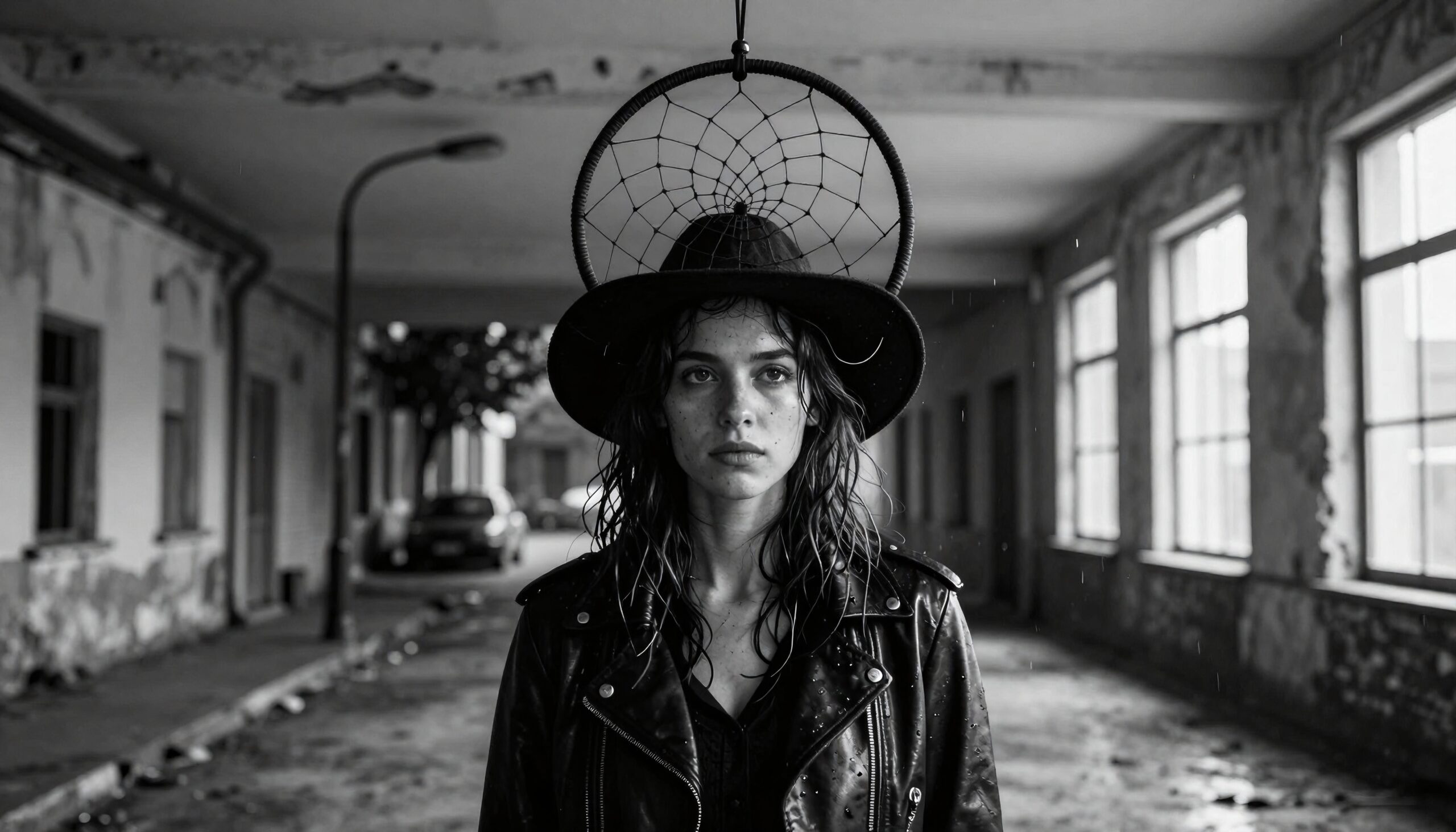 Dreamcatcher Woman in the Rain