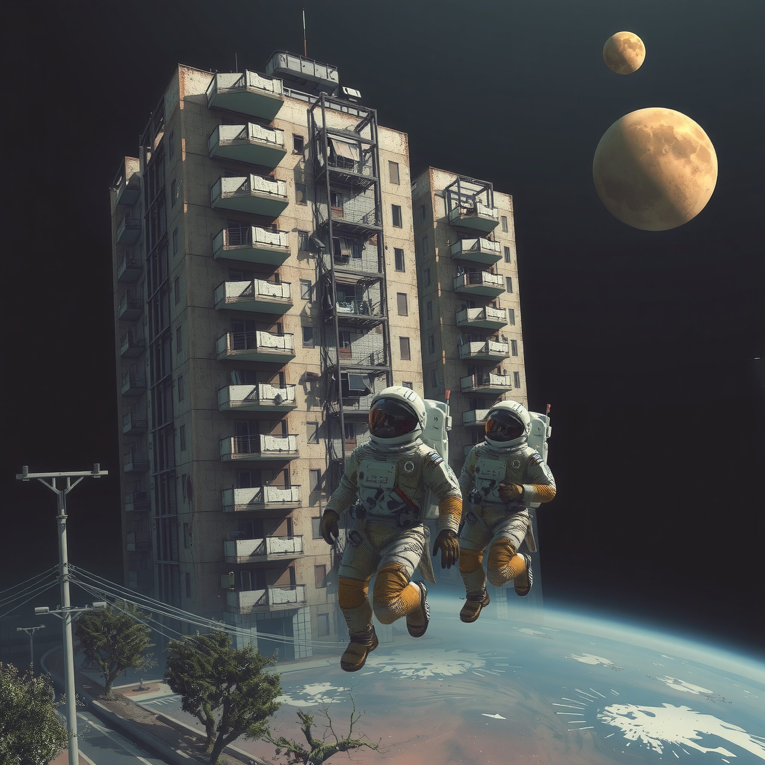 Floating Astronauts and Urban Decay