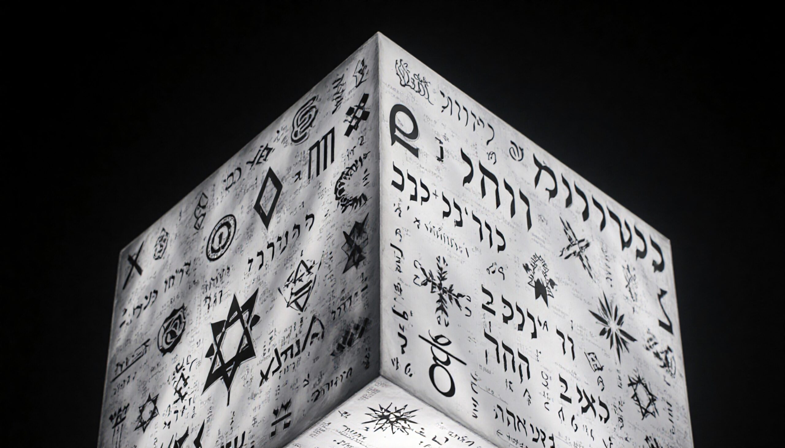 Mystical Cube of Ancient Symbols