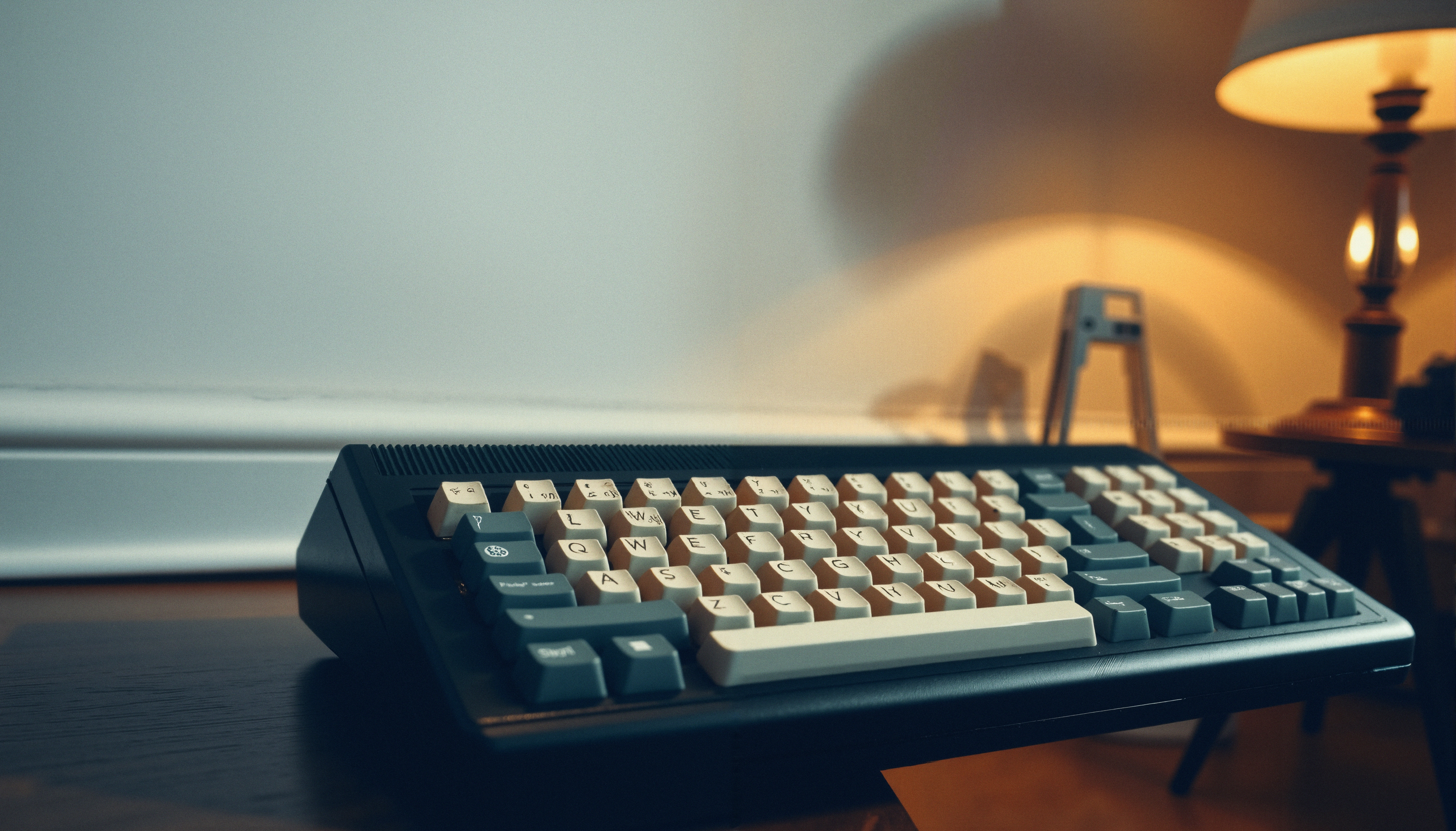 Clavicorn Mechanical Keyboard on a Desk