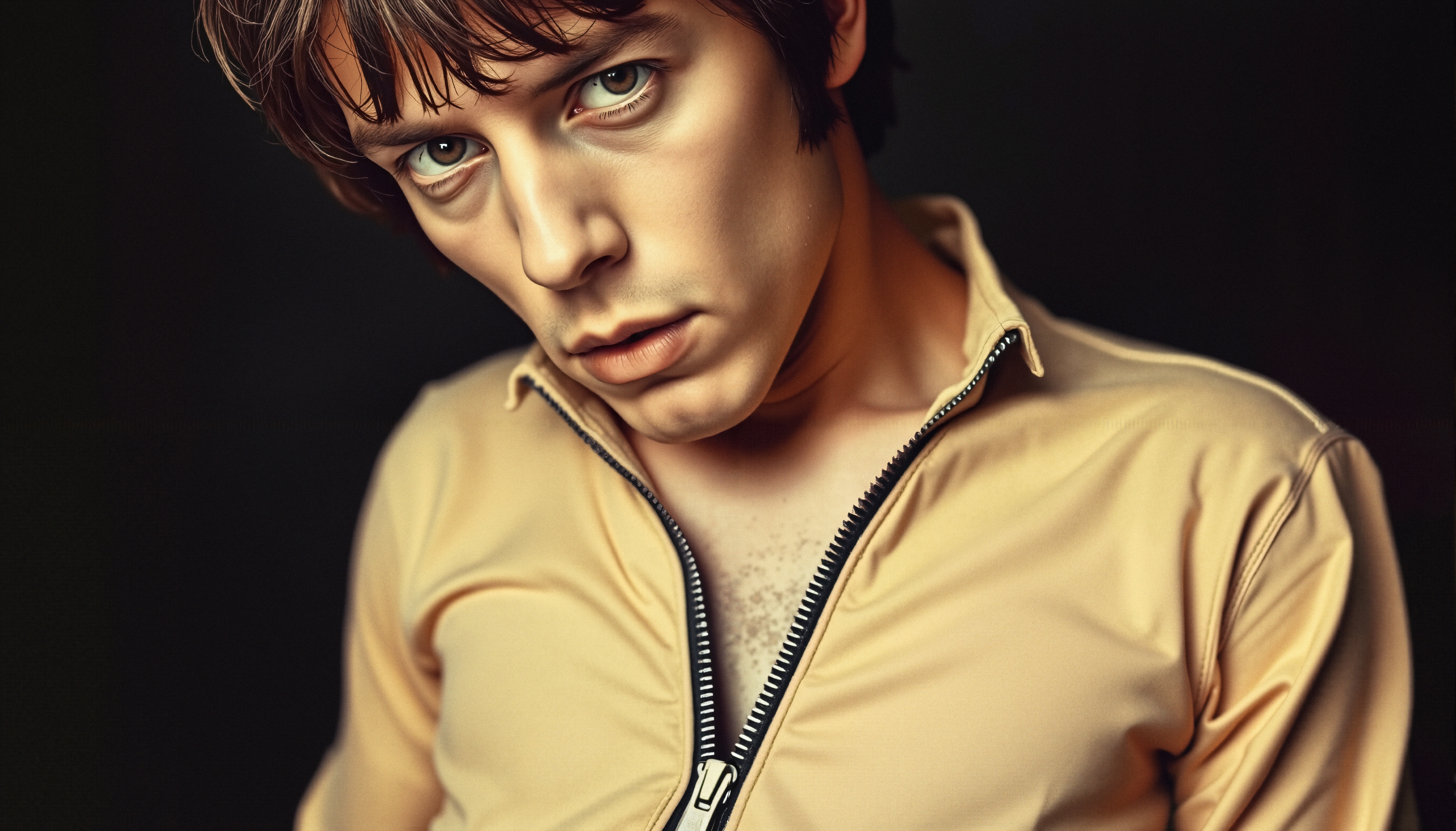 Introspective Portrait of Young Man