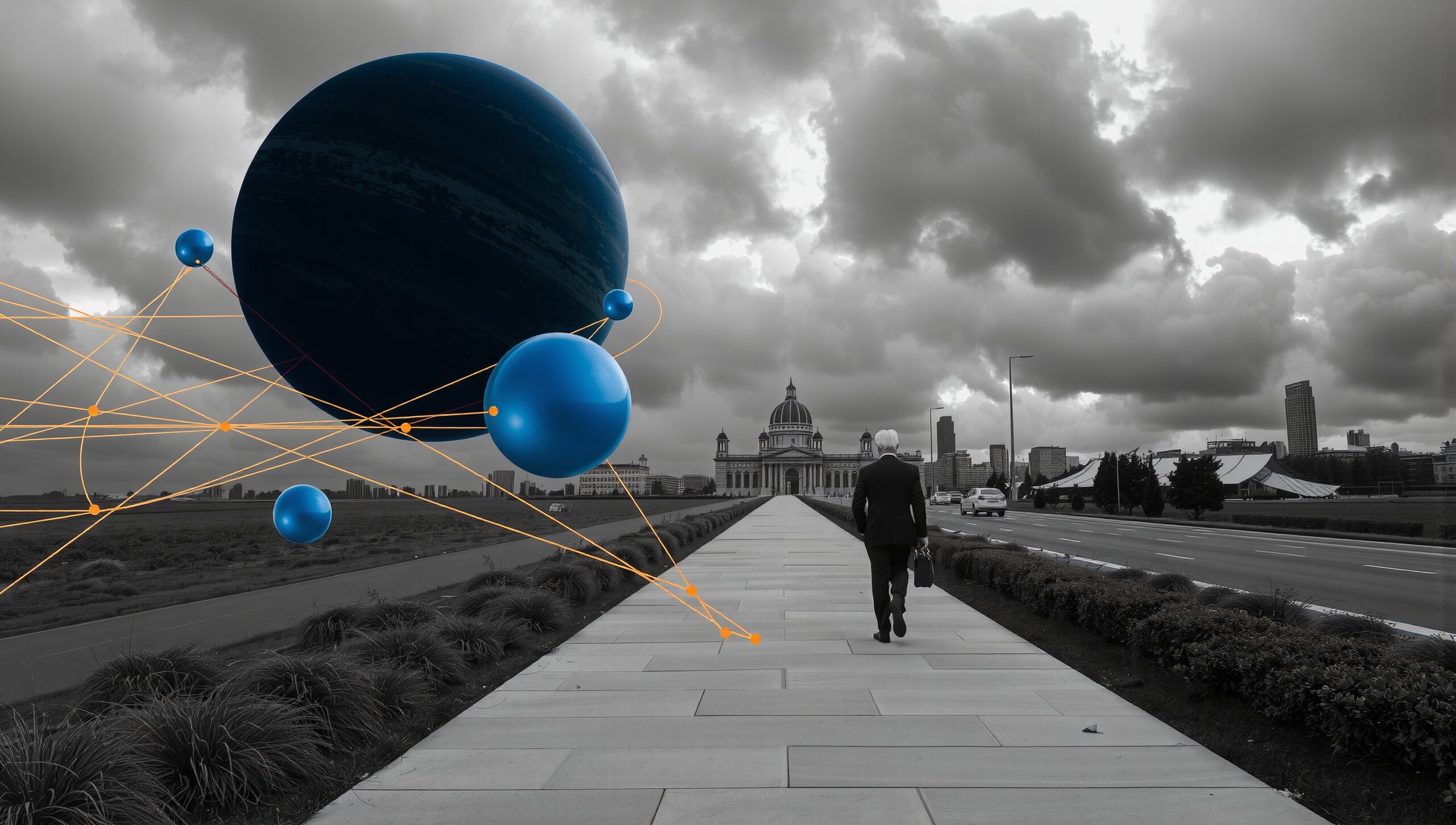 Surreal Urban Fantasy Scene