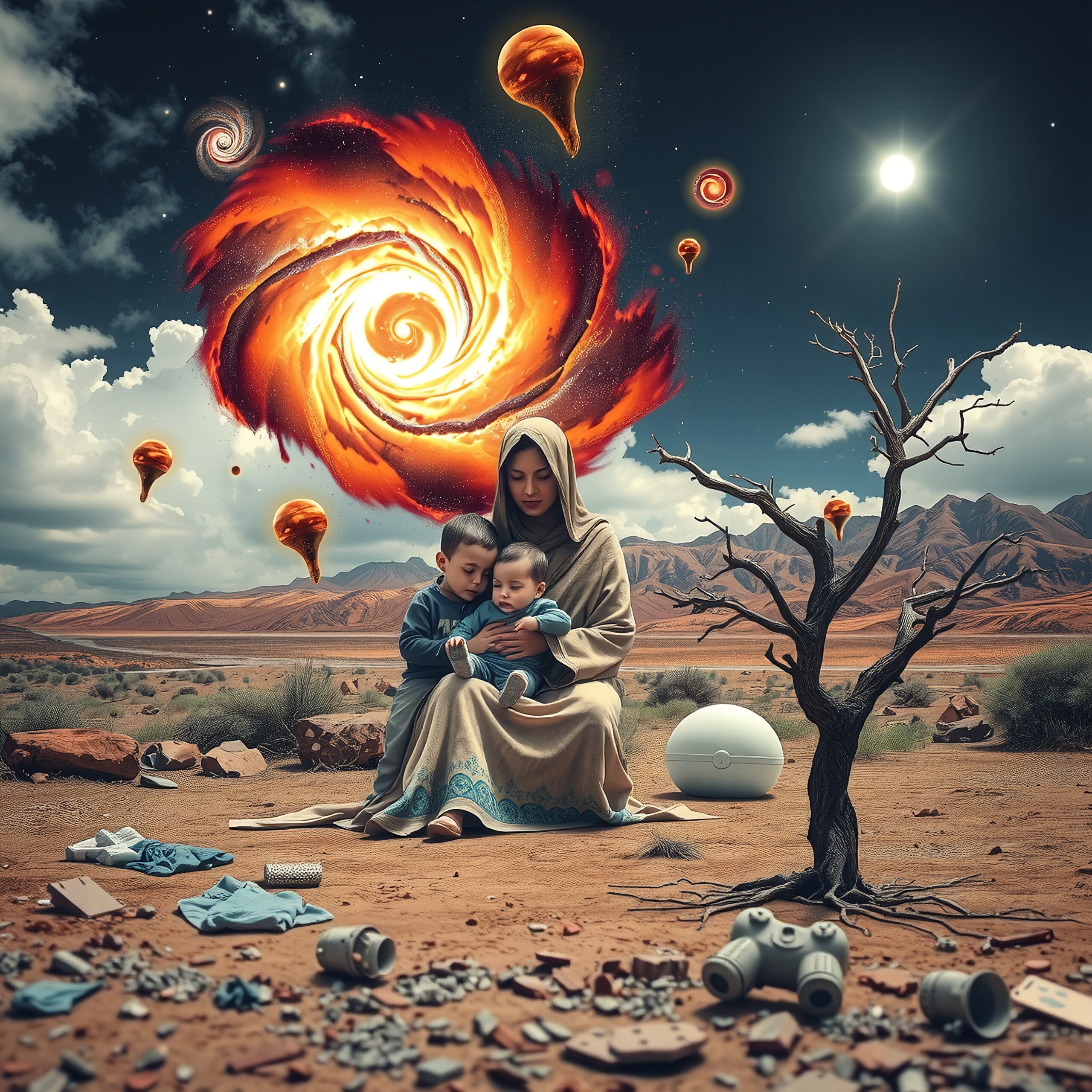 Future Meets Past Cosmic Serenity