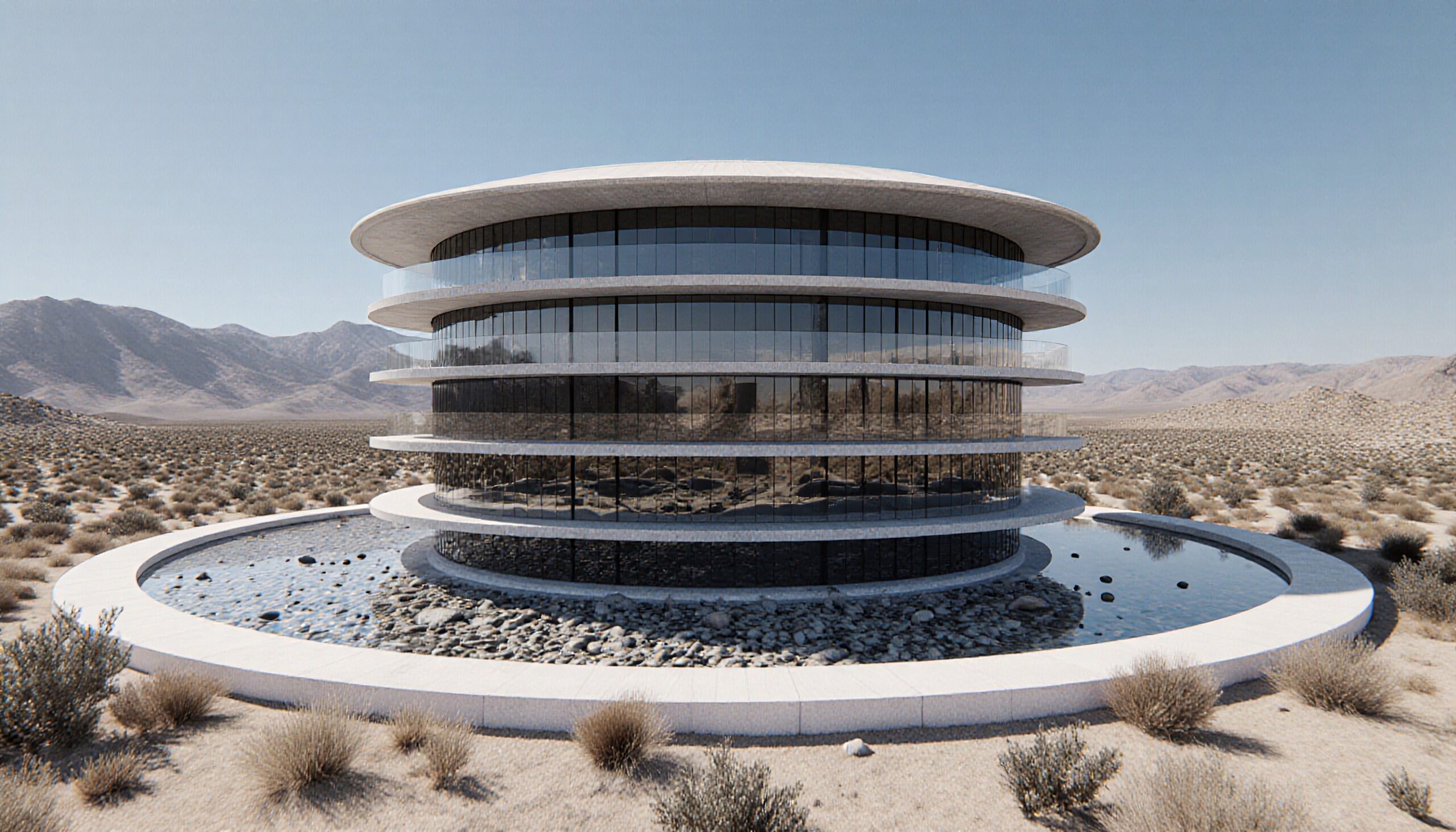 Modern Architecture in Desert Serenity