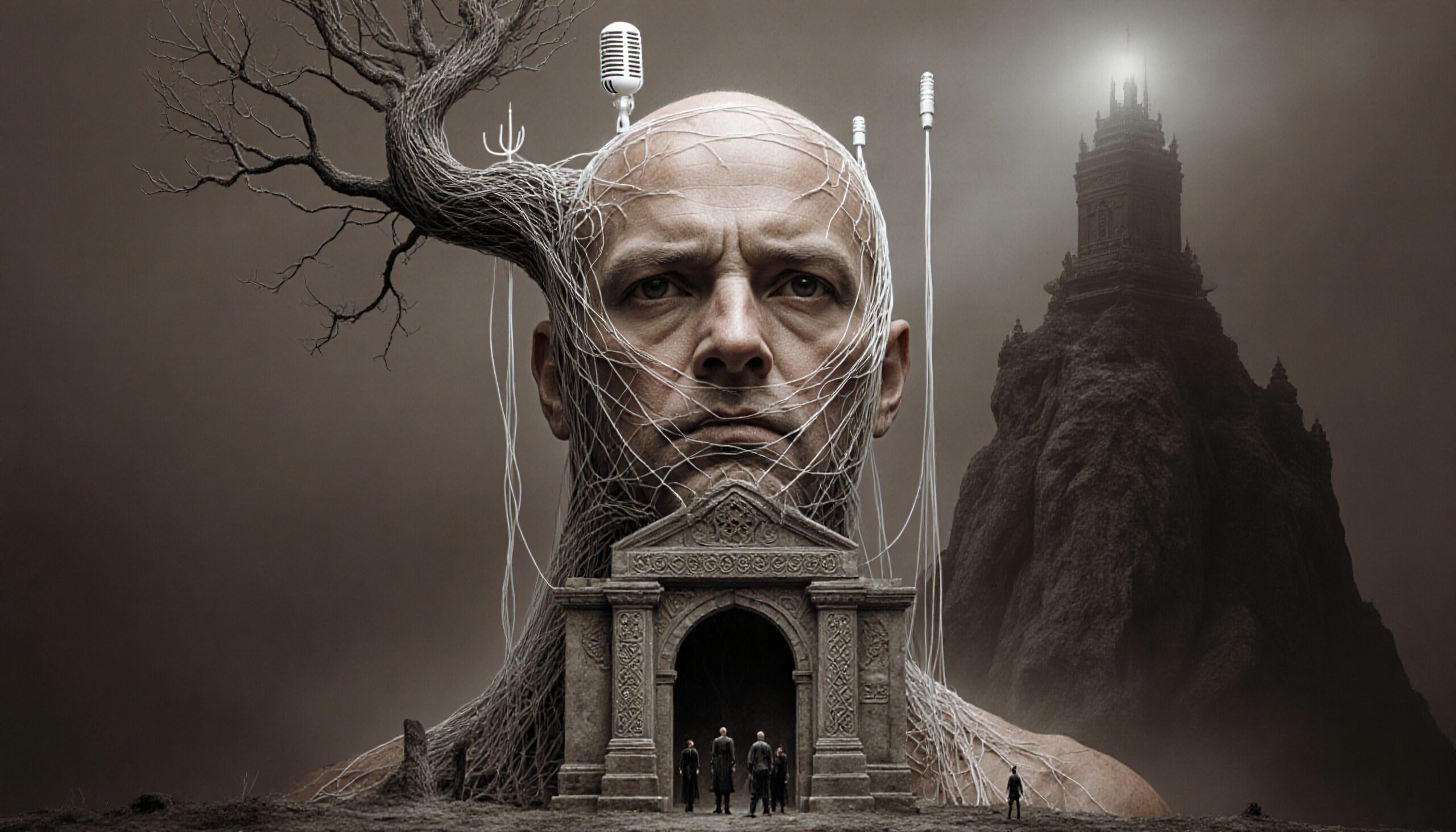 Modern Man Merged with Nature