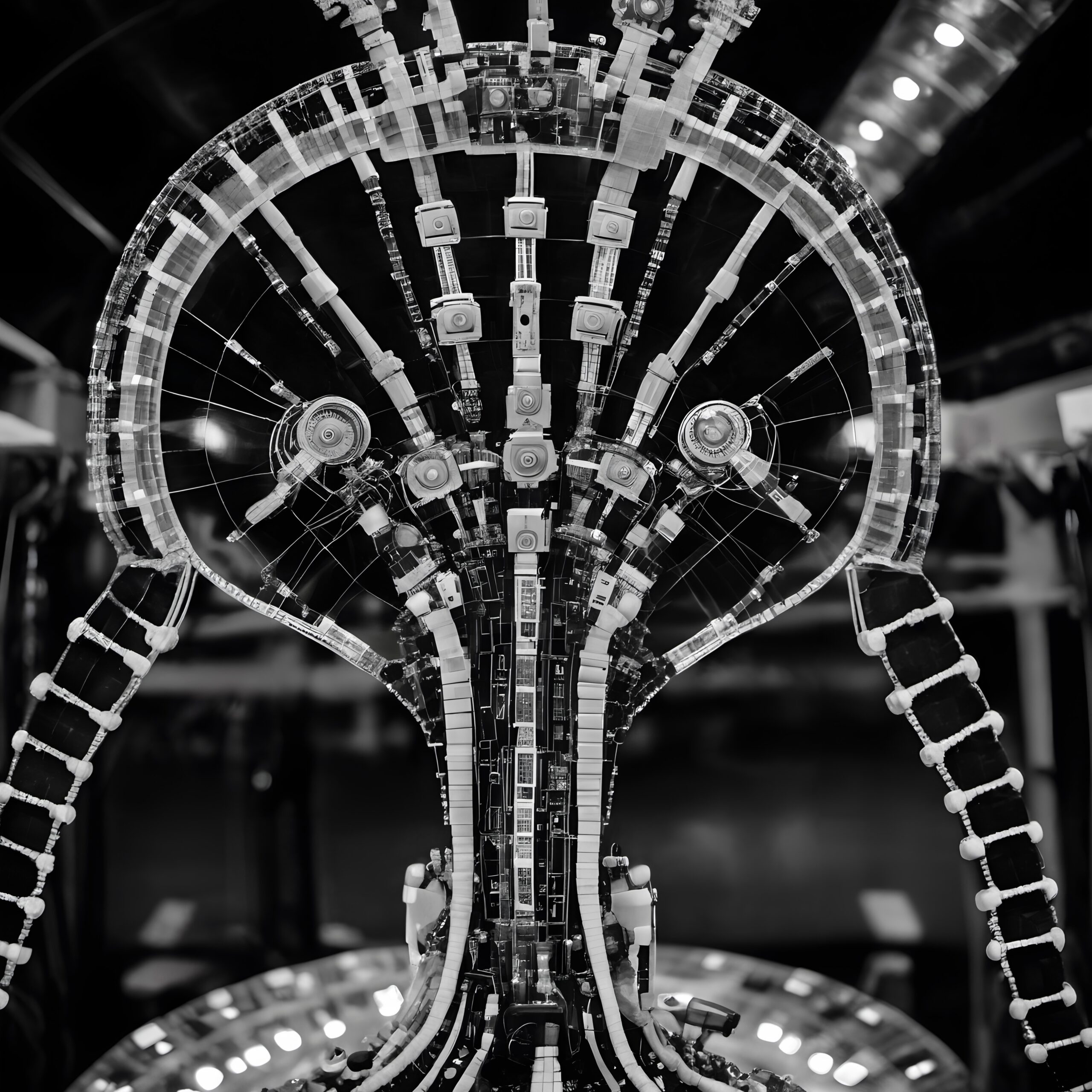 Futuristic Robotic Sculpture Design