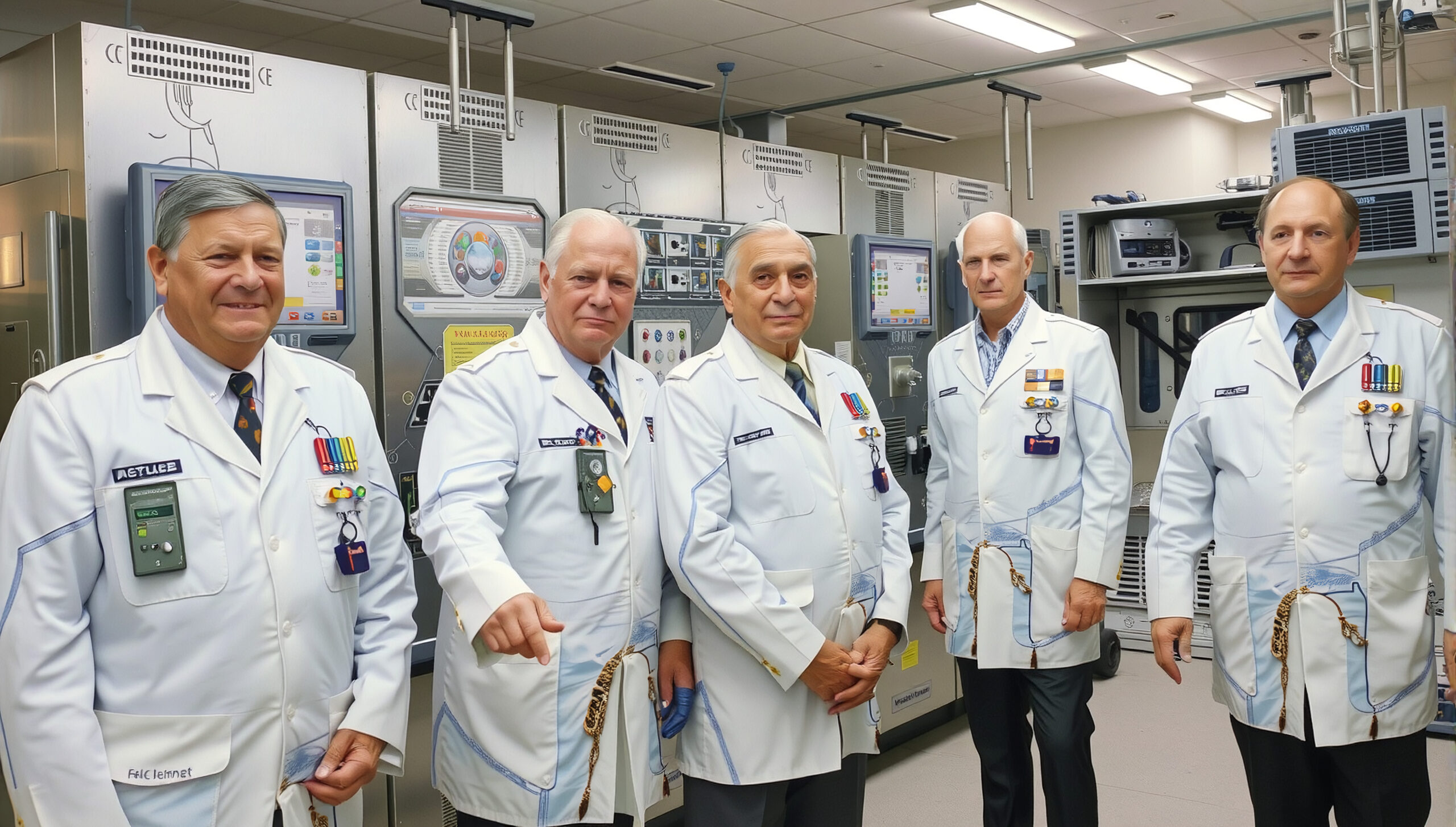 Group of diverse medical professionals