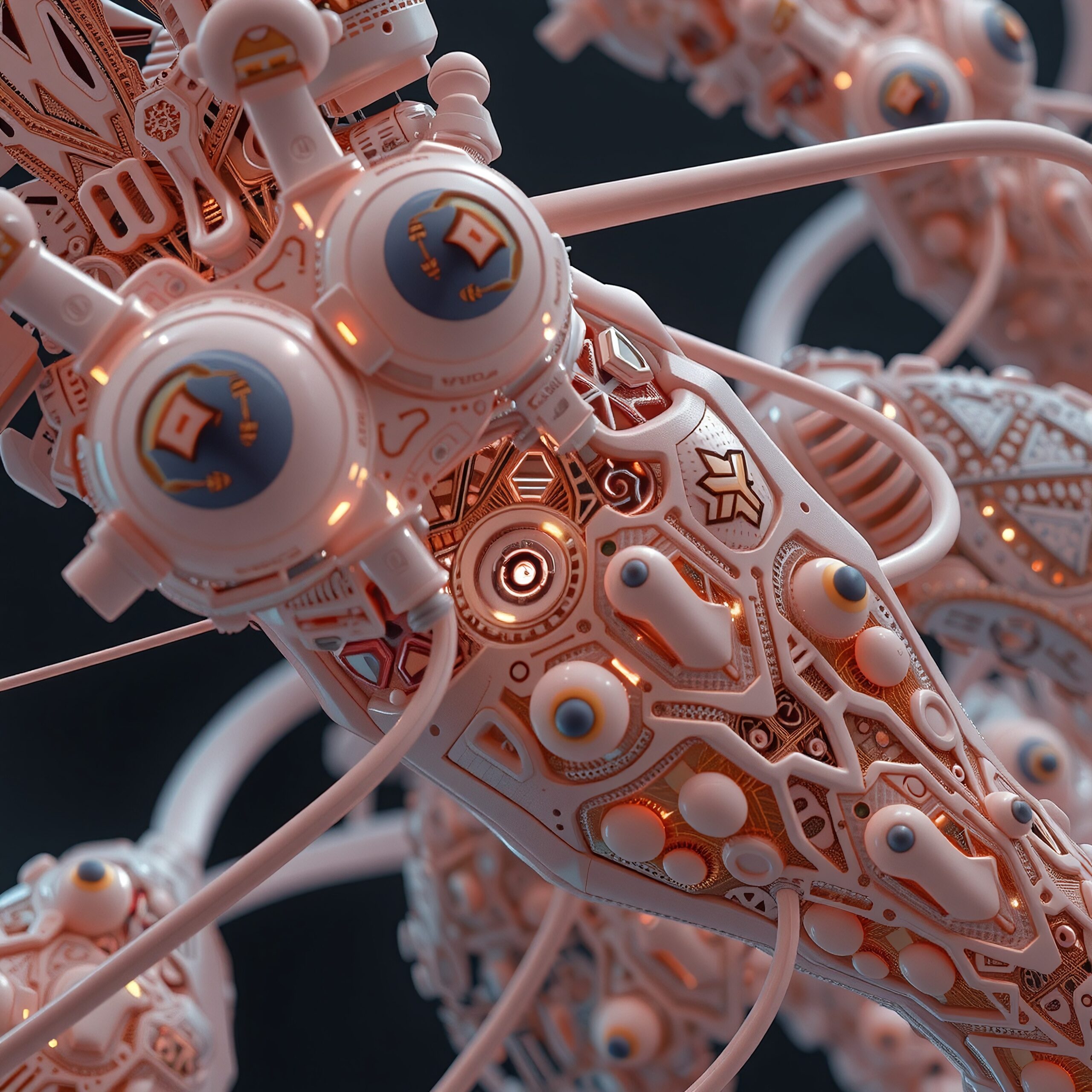 Futuristic Intricate Mechanical Design