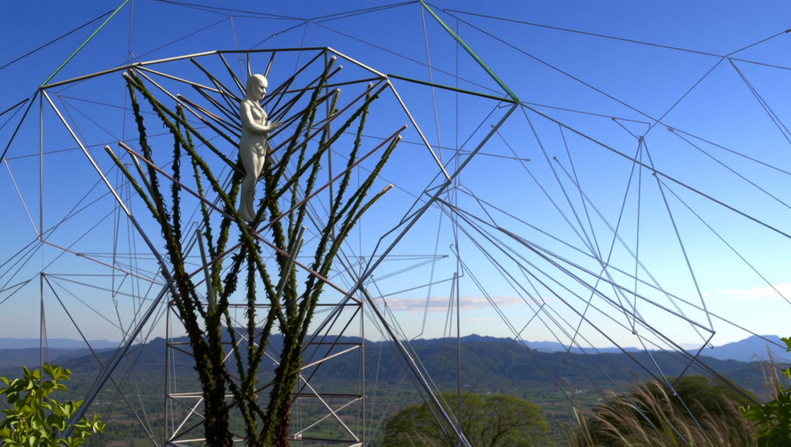 Futuristic Geometry in Natural Setting