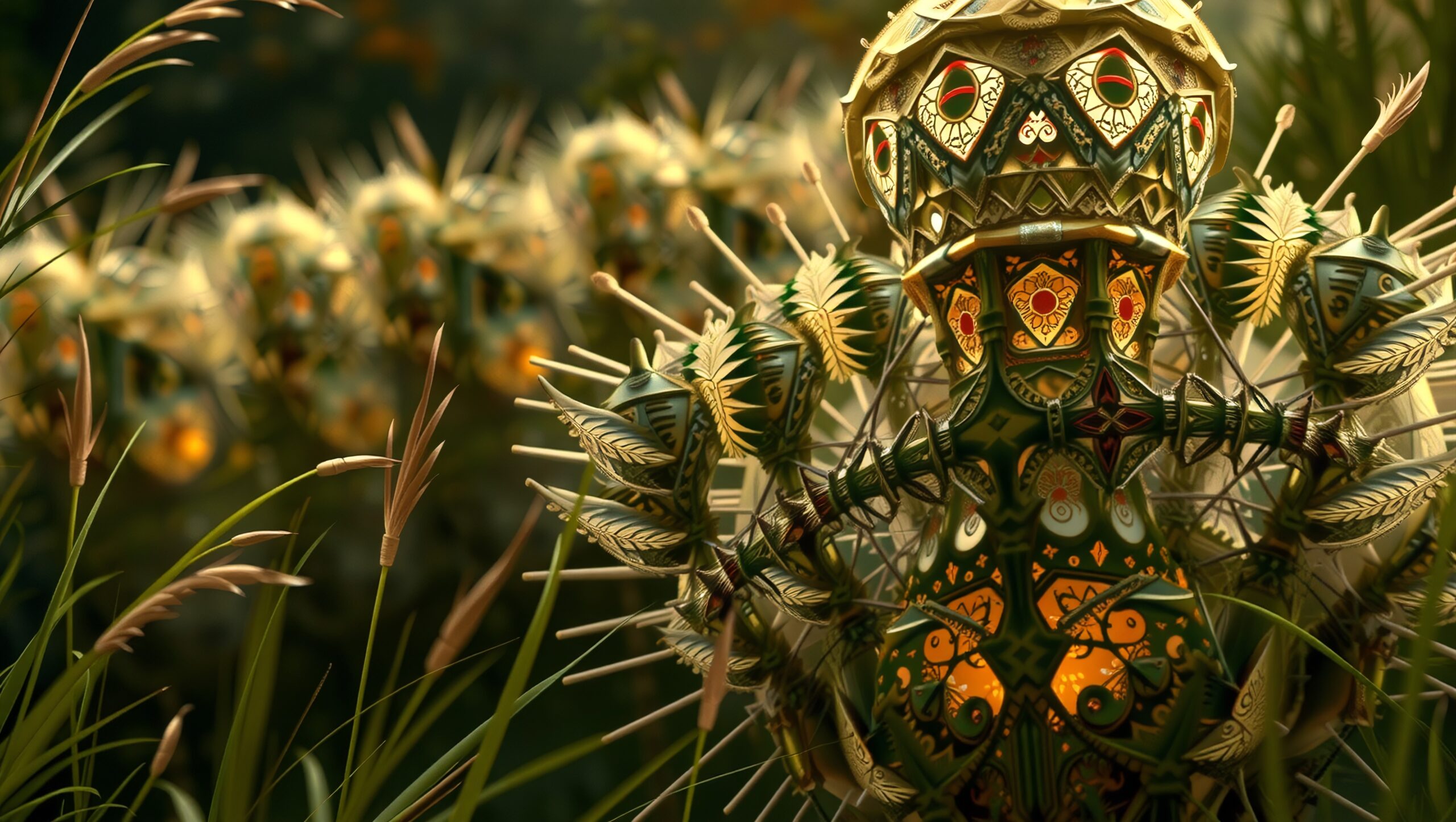 Fantasy-Inspired Mechanized Garden Creatures