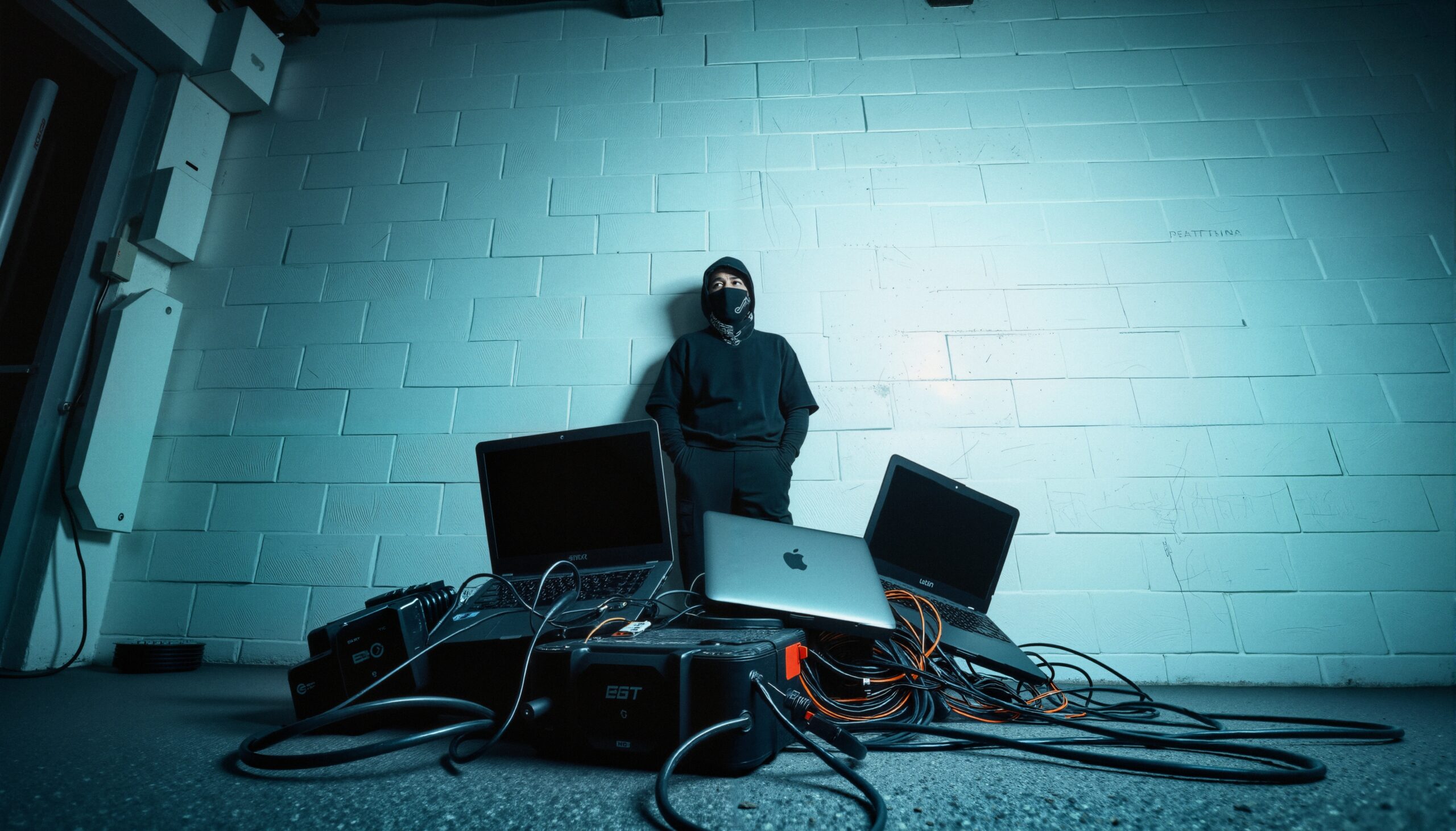 Tech Setup in Secretive Room