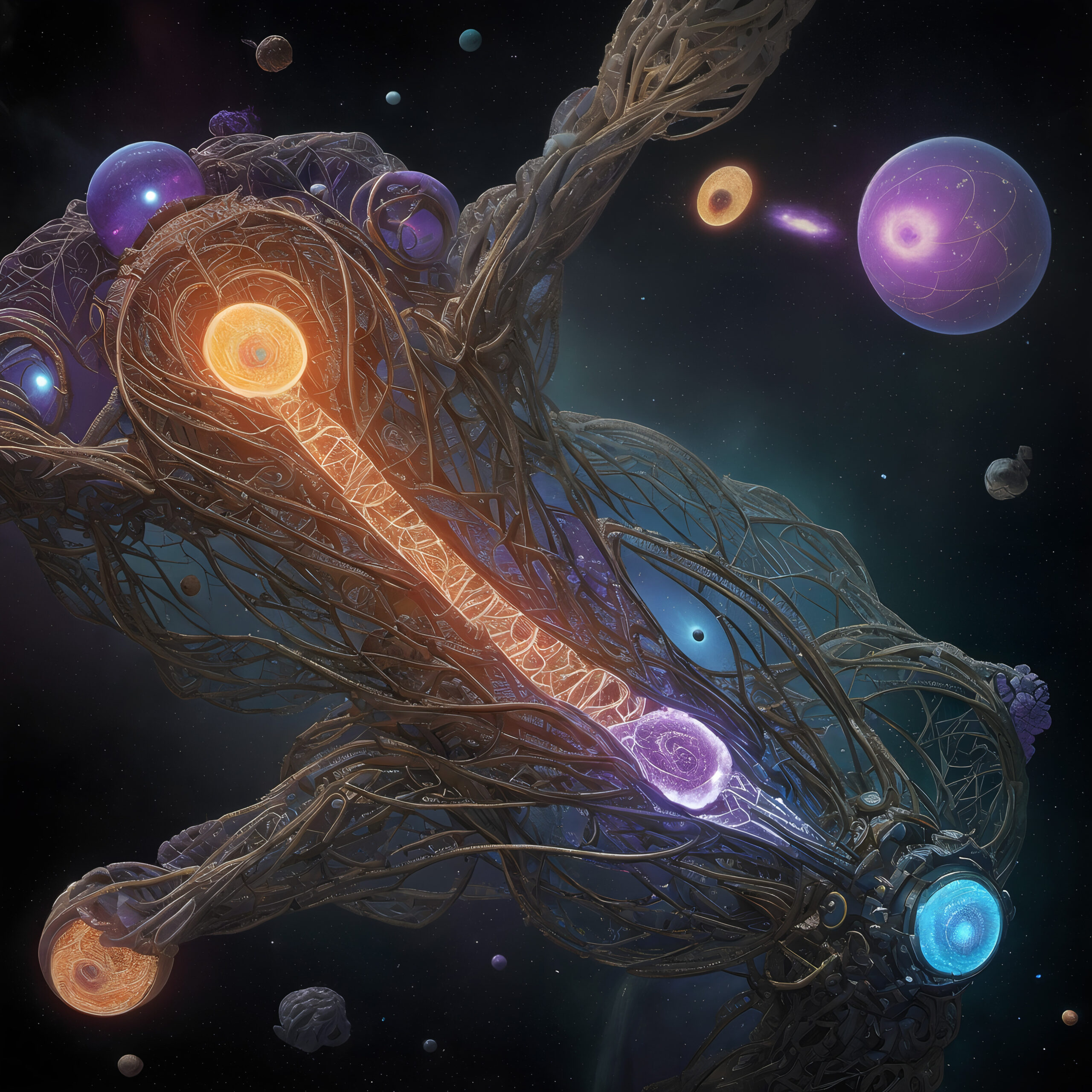 Cosmic Bio-Mechanical Entity