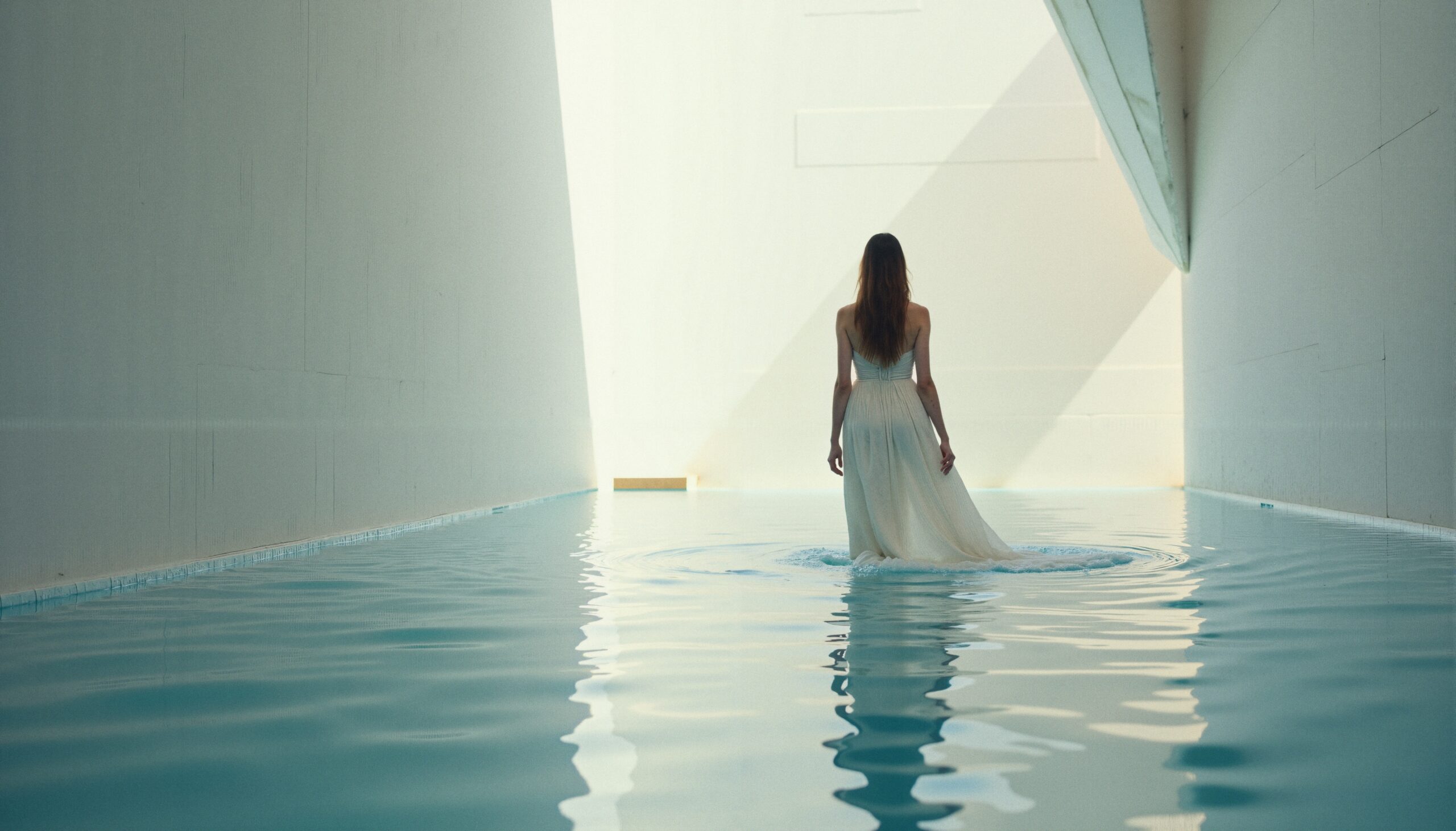 Ethereal Moment in Minimalist Architecture