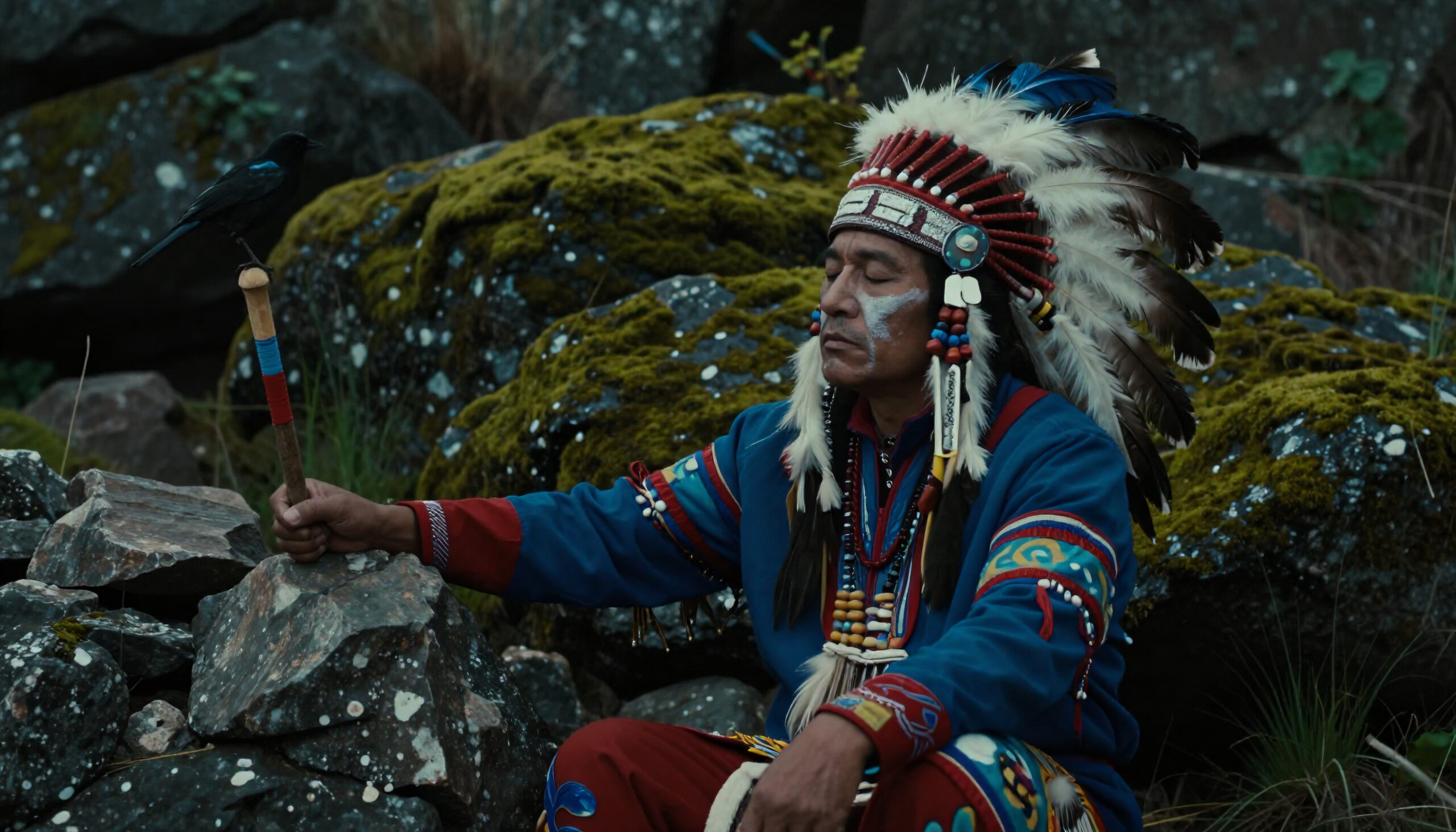 Portrait of a Native American Man