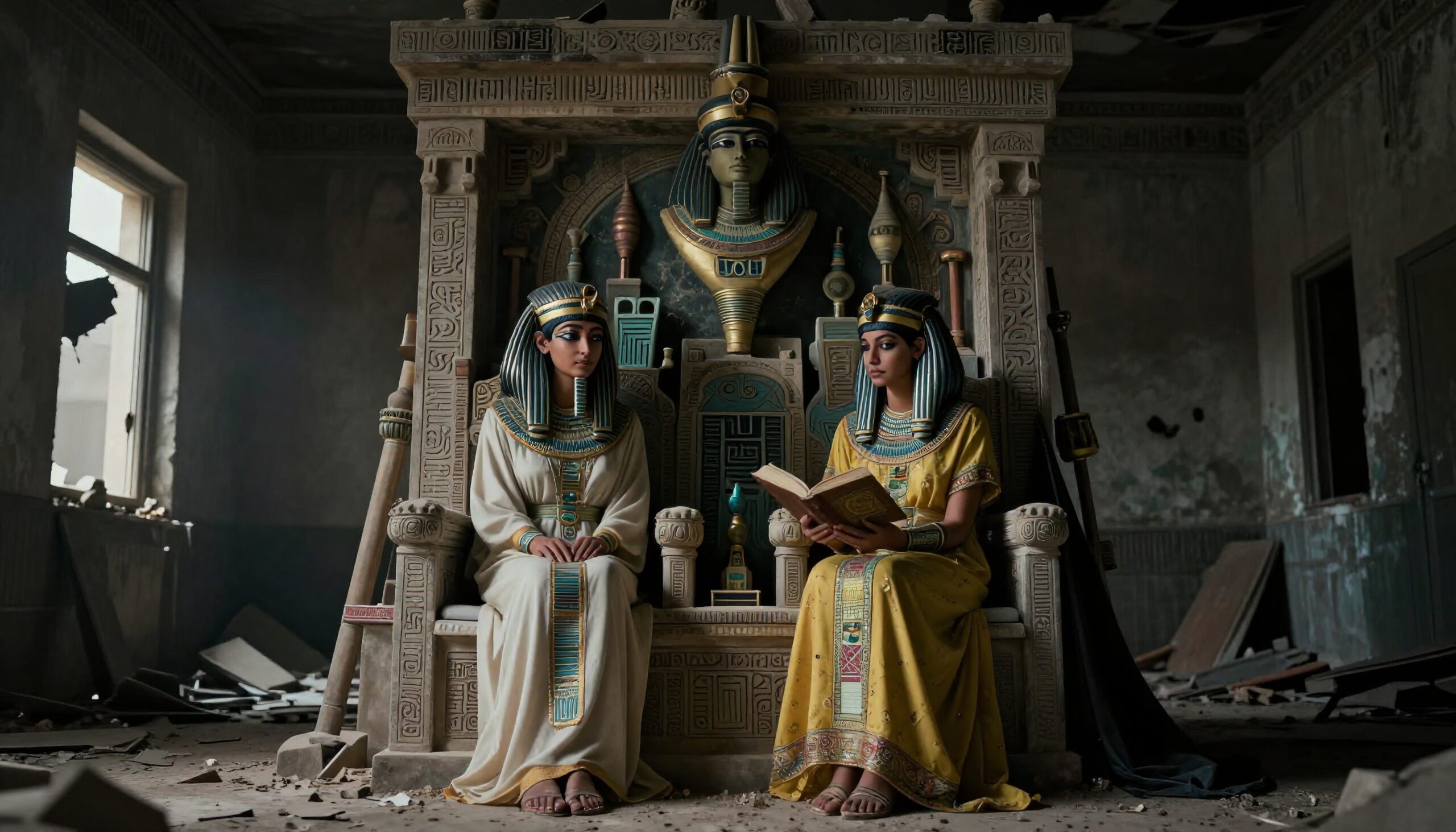 Ancient Egyptian Queens in Ruins