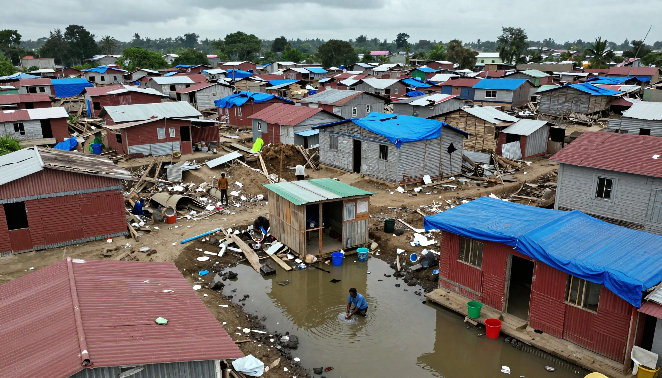 Flooded Settlement Recovery Efforts