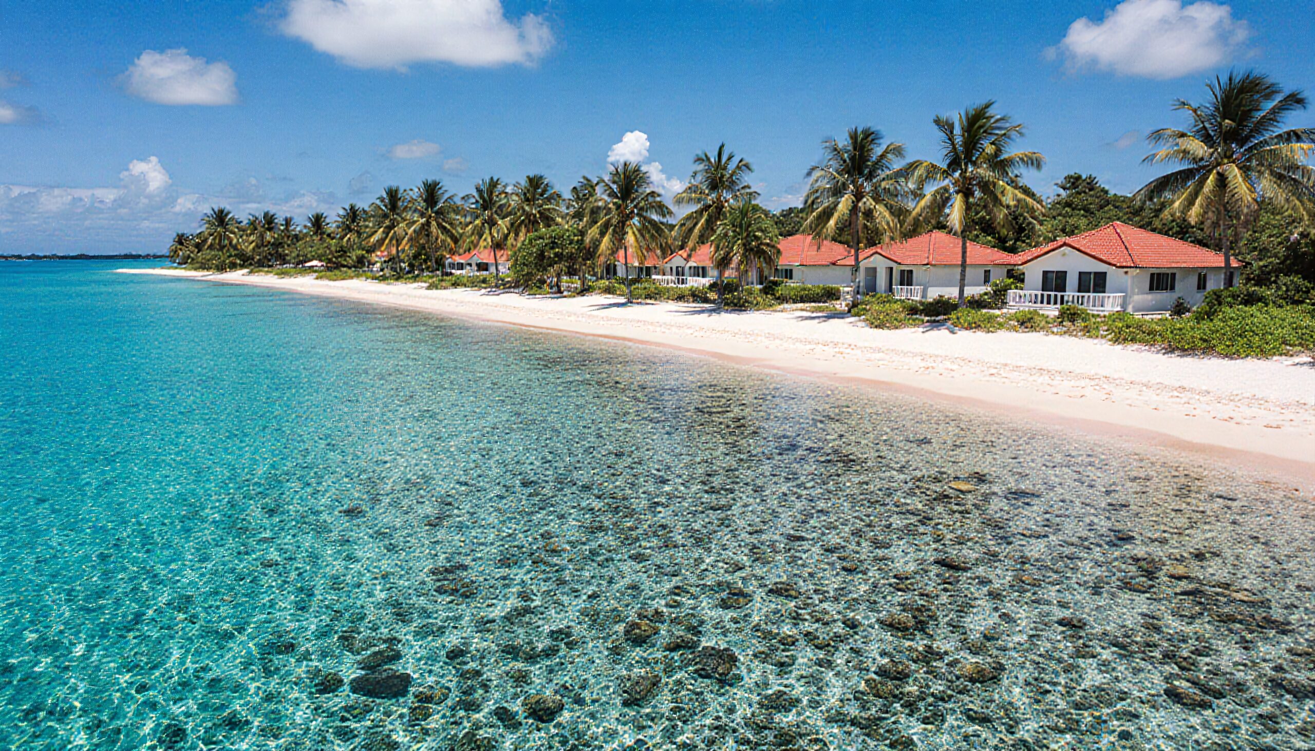 Tropical Paradise Beachfront Resort View