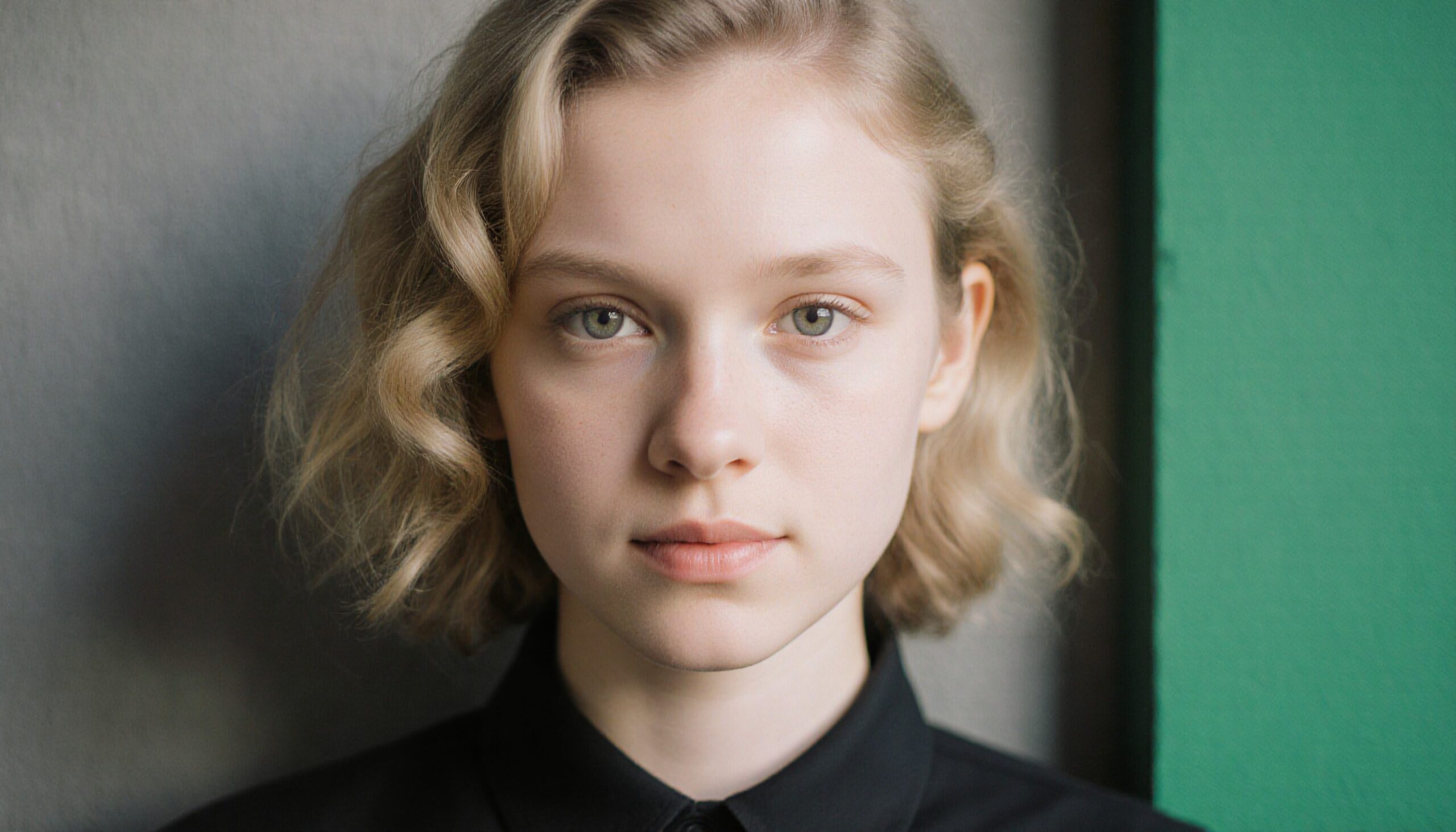 Portrait of Young Woman’s Serenity