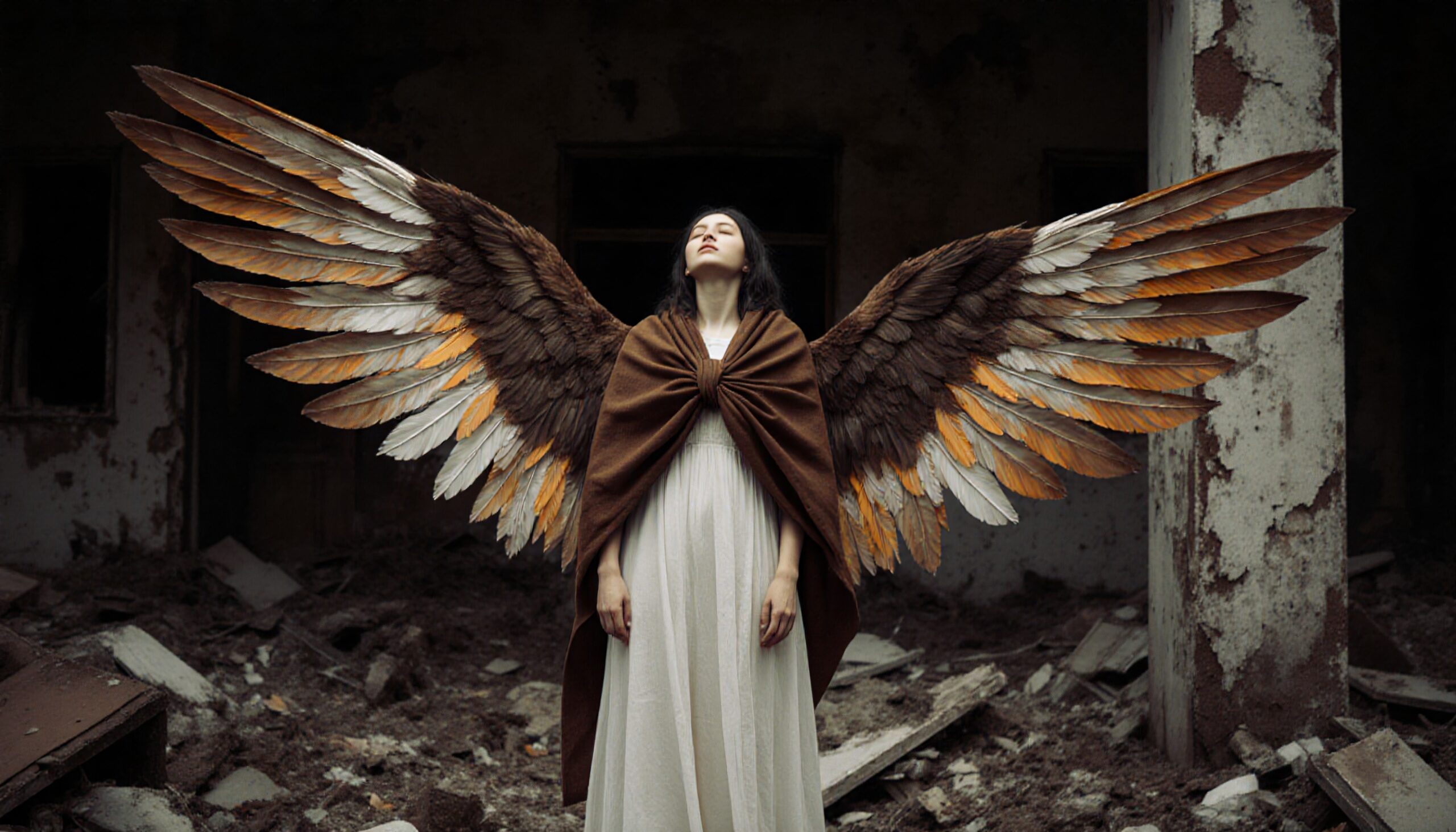 Angel in Abandoned Building