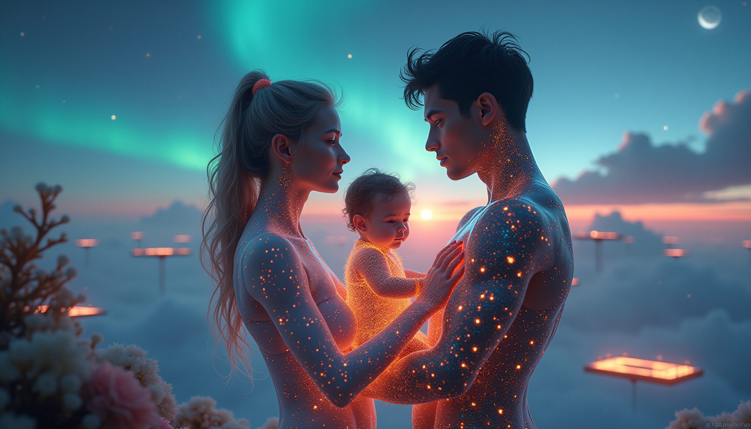 Ethereal Cosmic Family Bonding