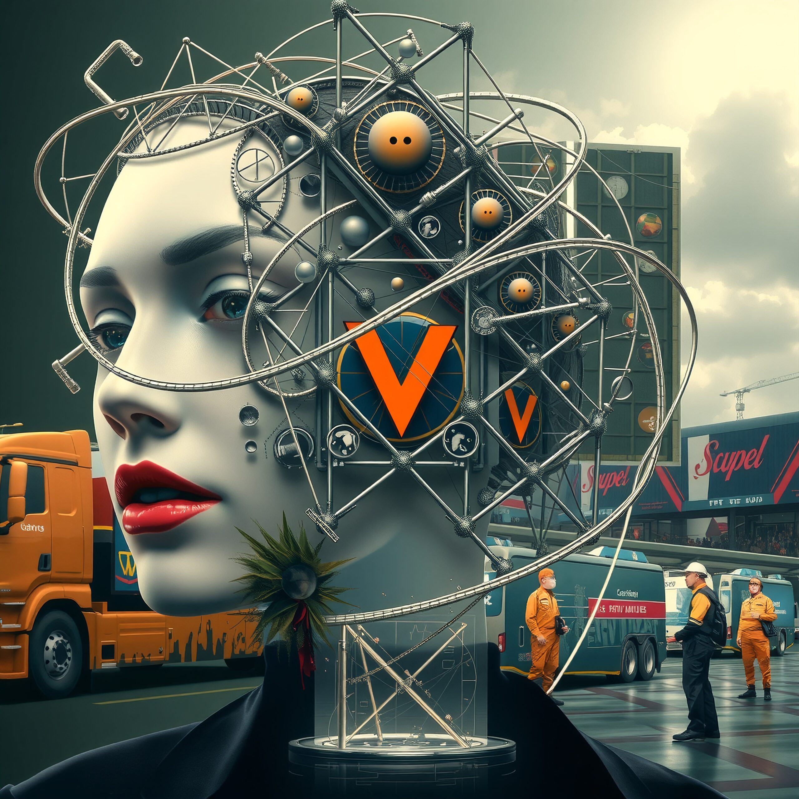 Futuristic Urban Engineering Marvel