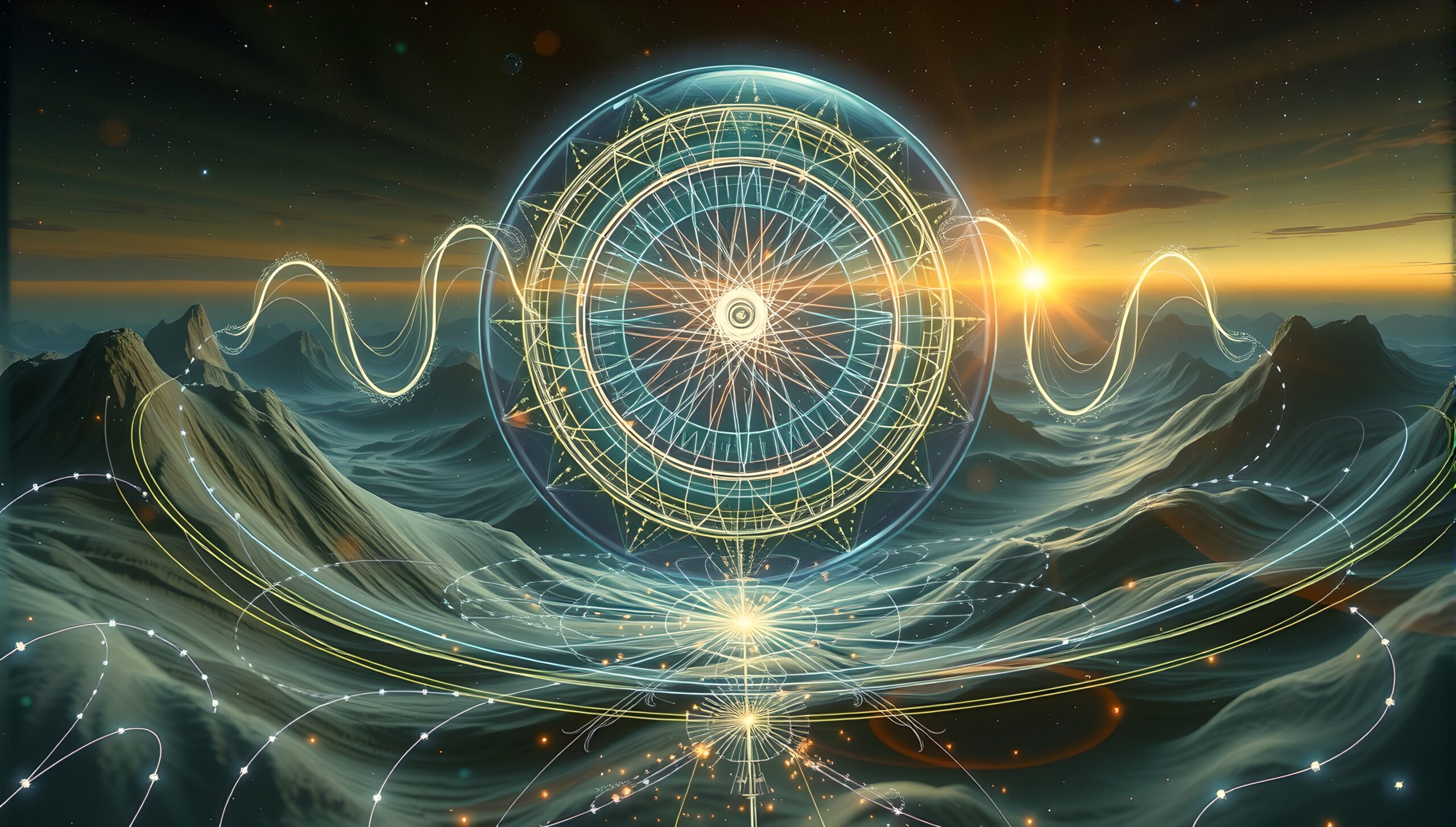 Celestial Harmony in Cosmic Design