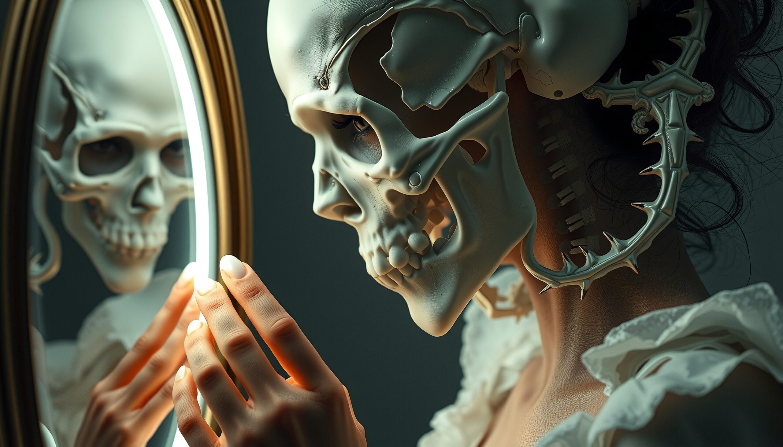 Ethereal Reflection in Nightshade