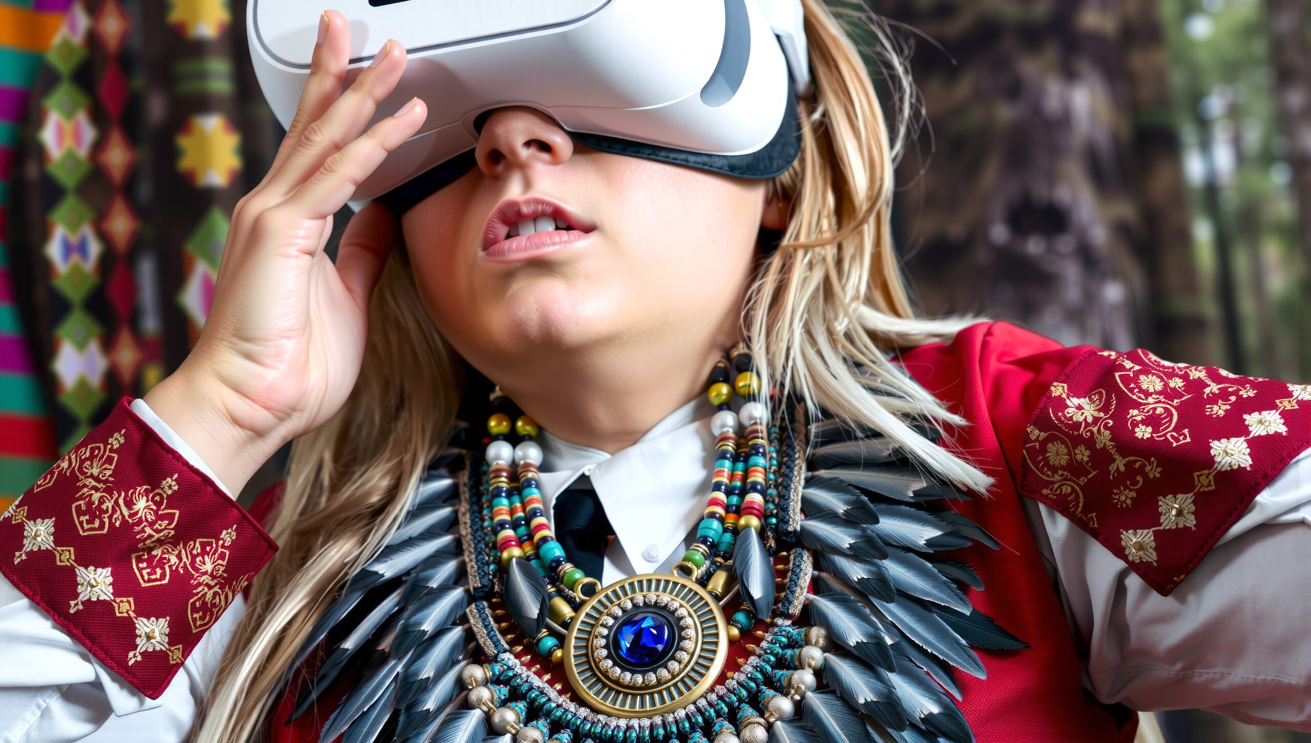 Virtual Reality in Traditional Attire