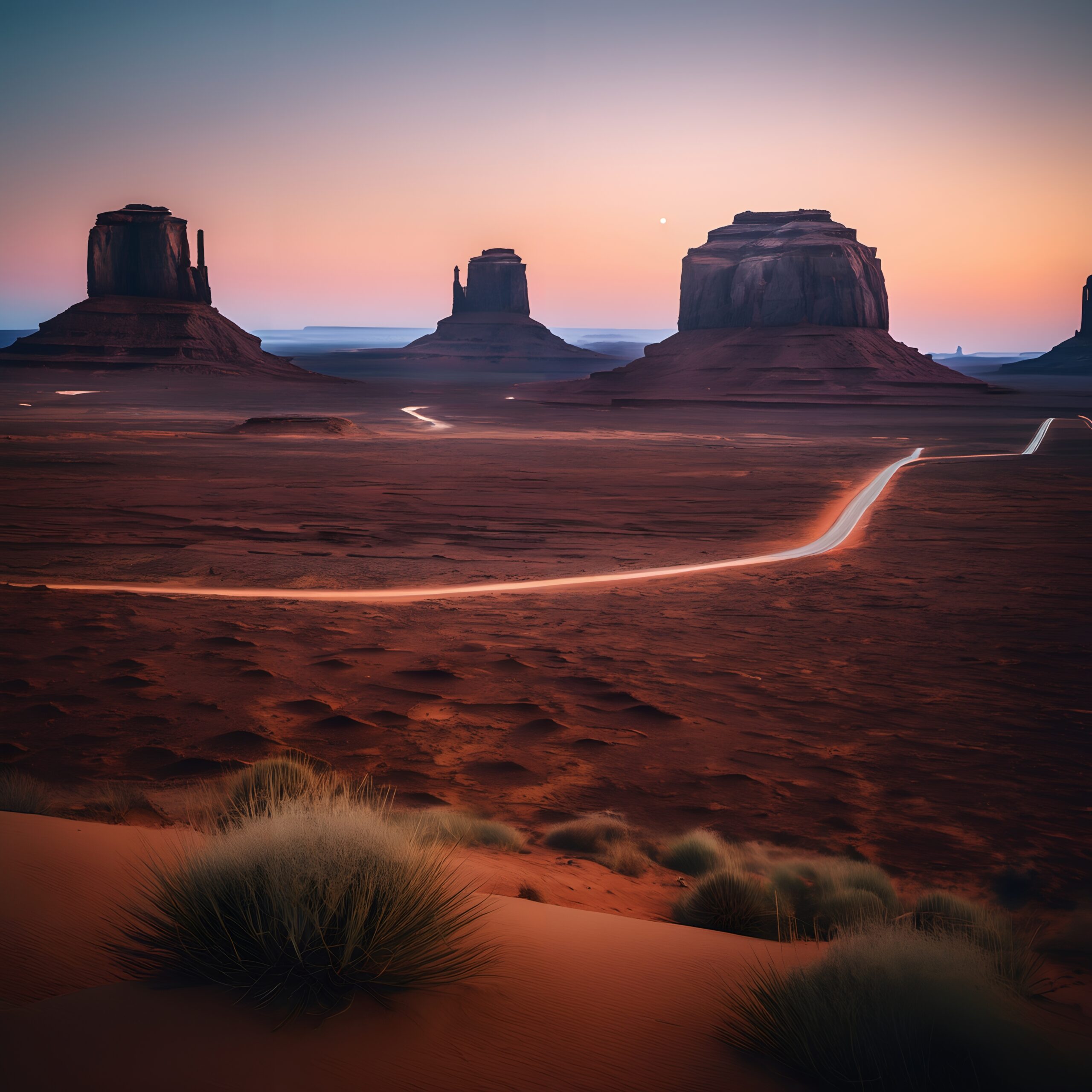 Desert Twilight Path