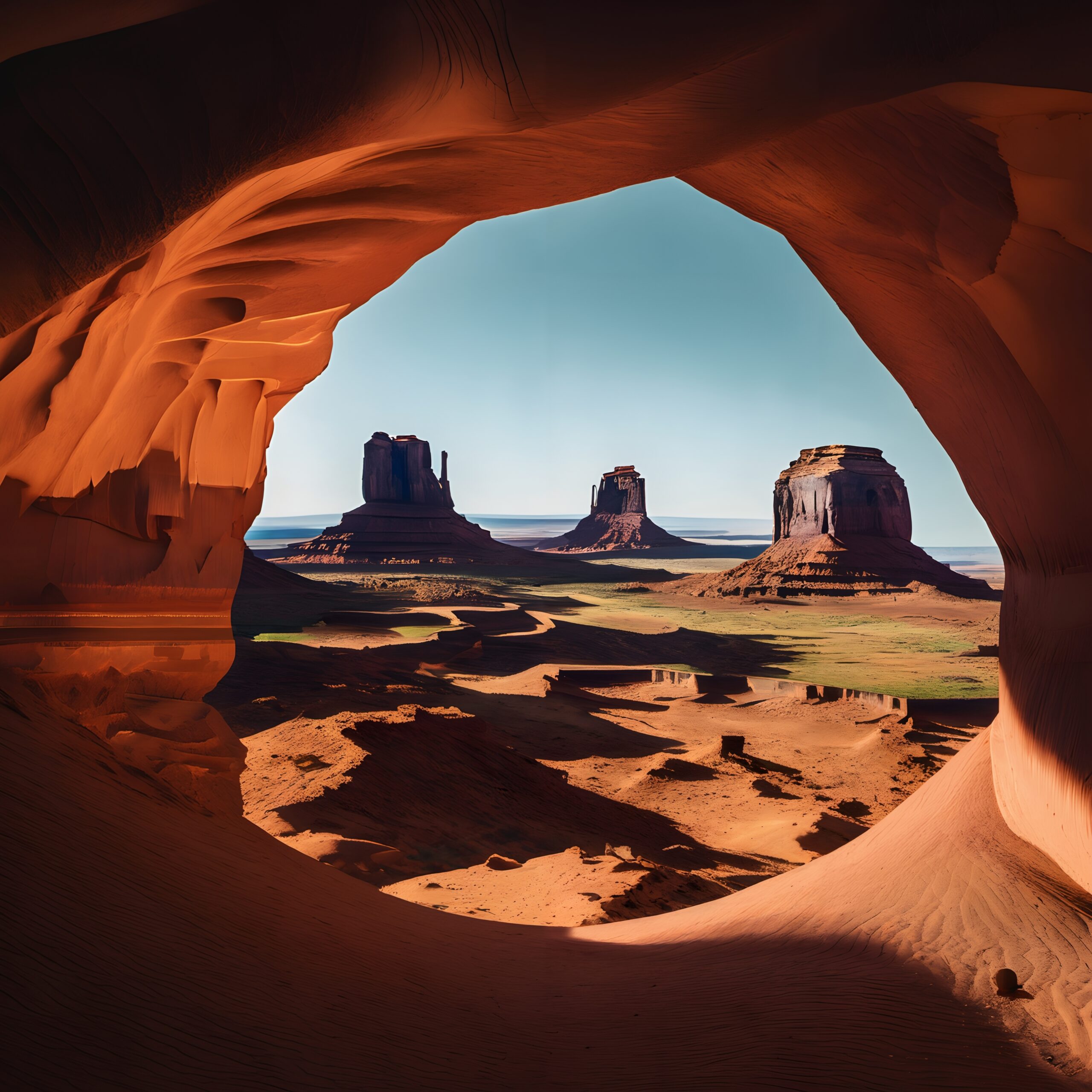 Monument Valley Desert Scenic View