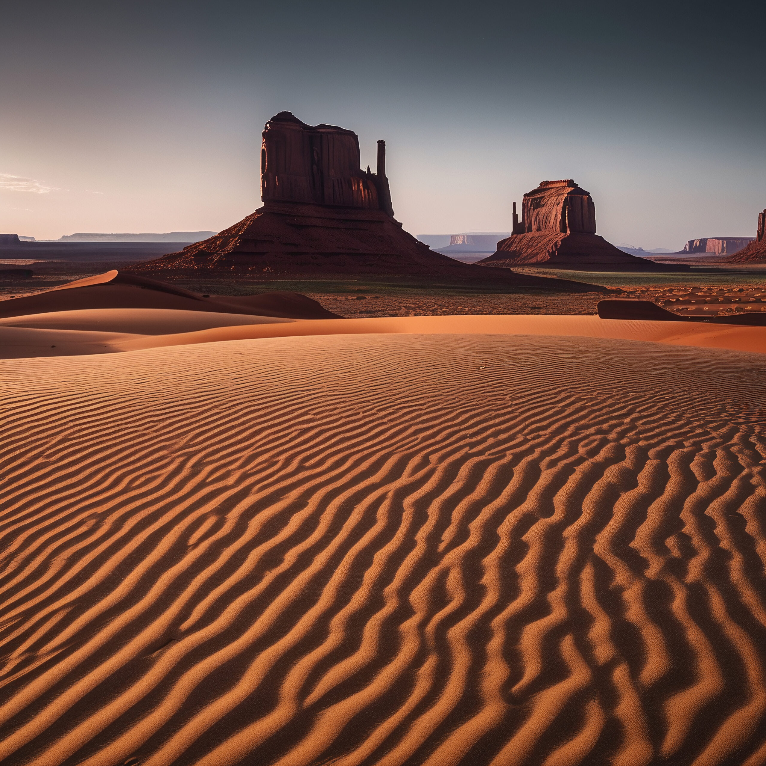 Desert Sands and Red Buttes
