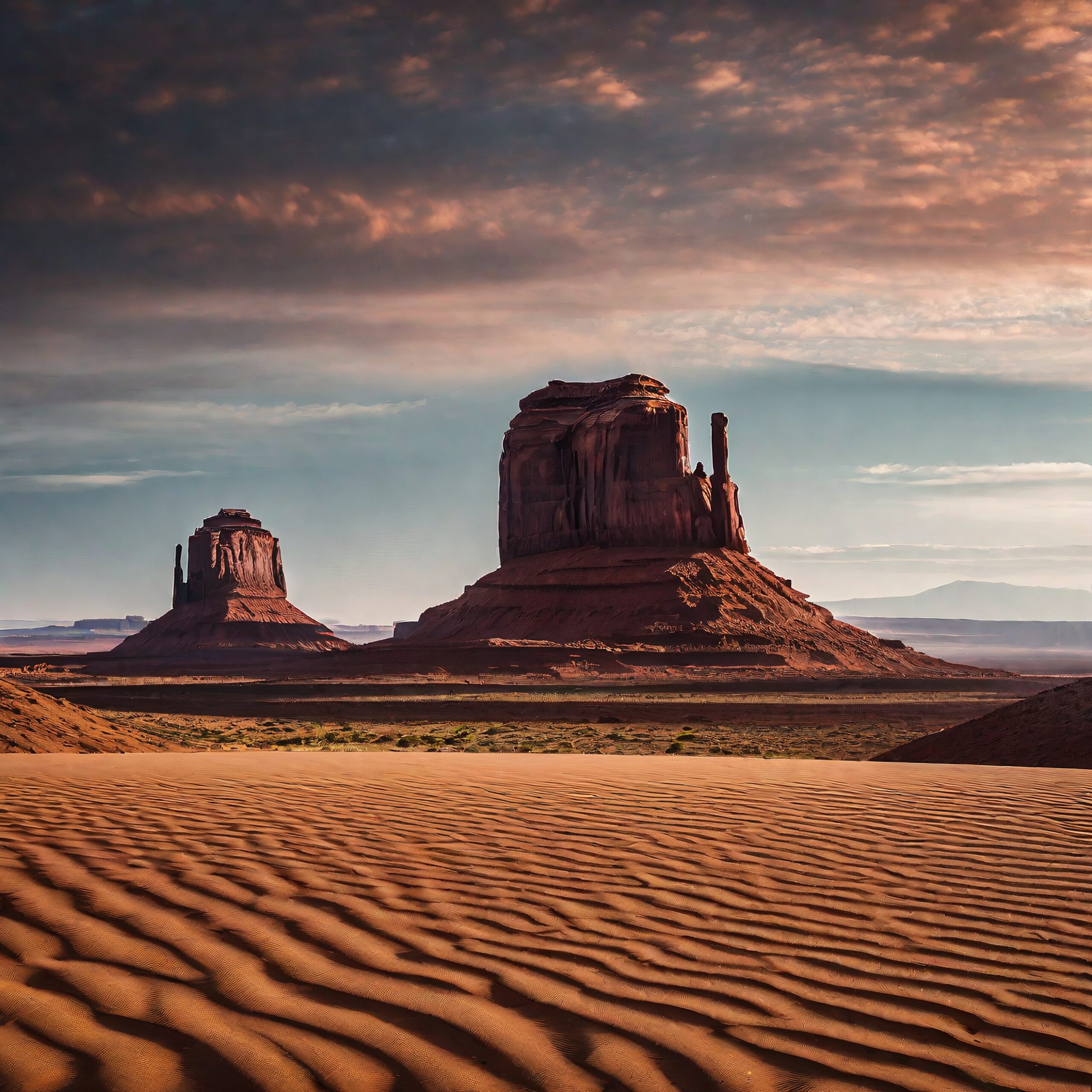 Majestic Monument Valley Desert Landscape