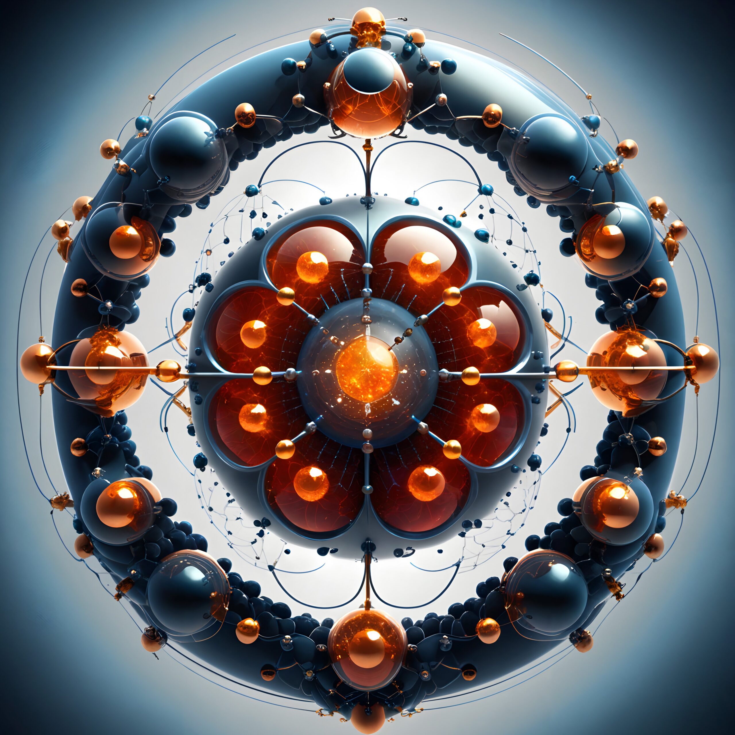 Futuristic Spherical Geometric Structure