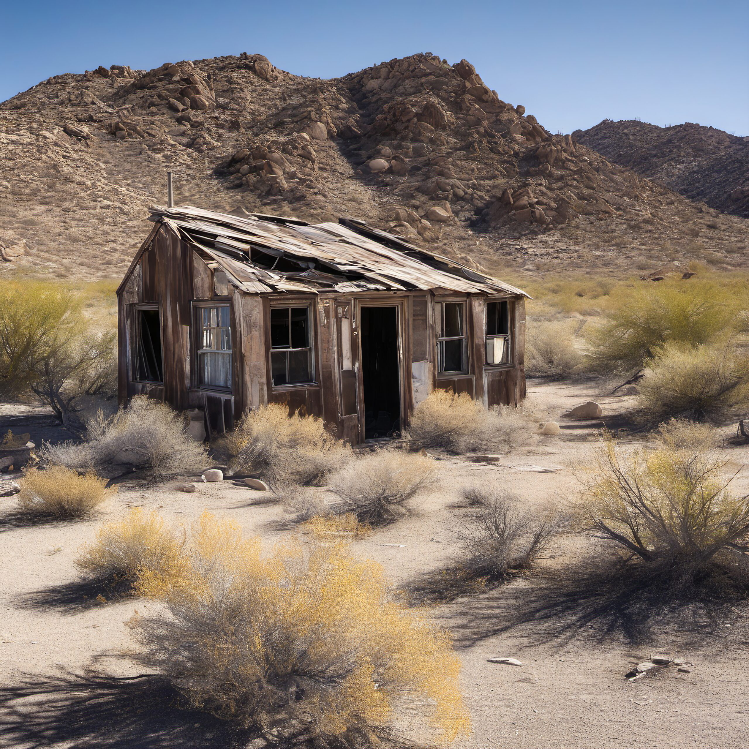 Abandoned Wooden Cabin