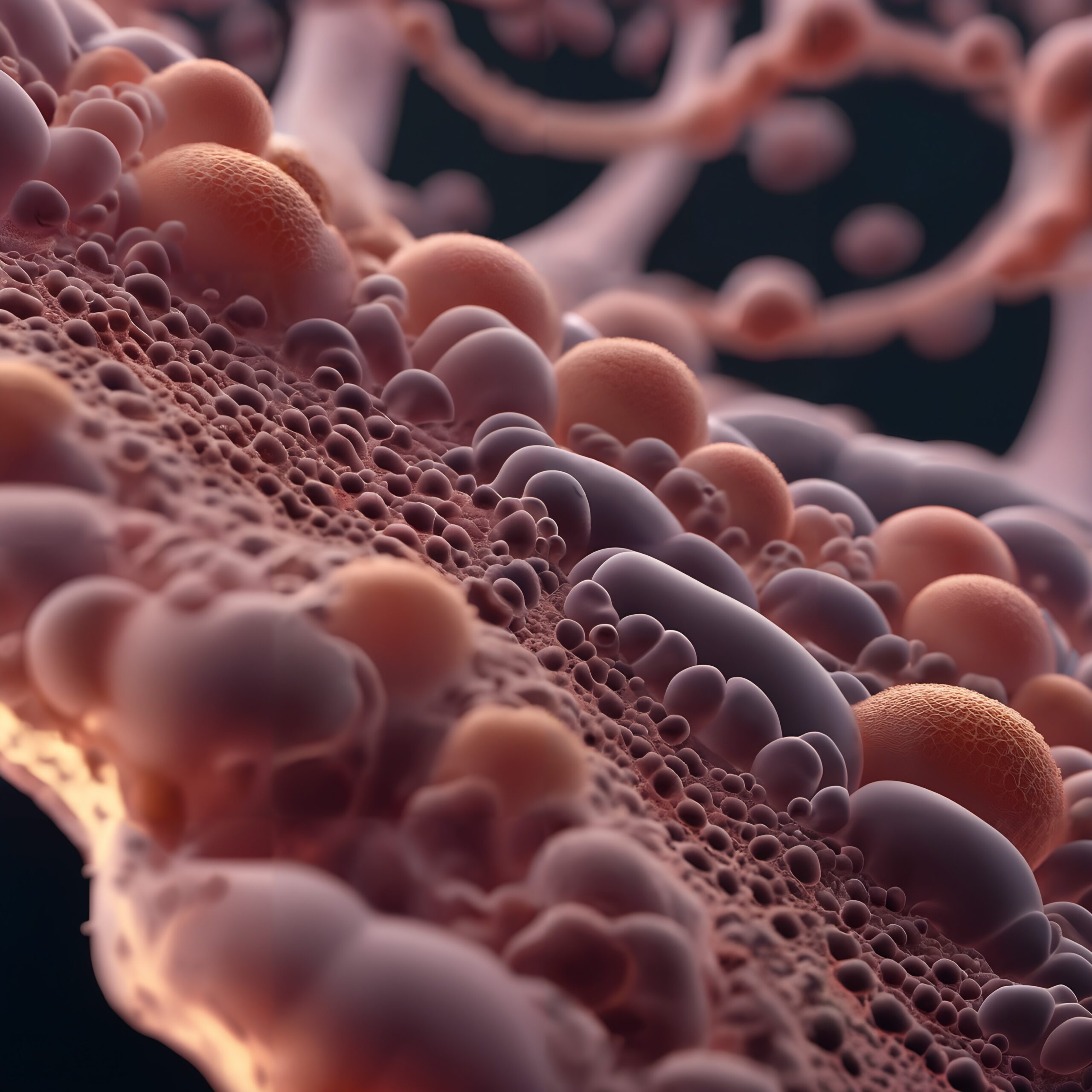 Microscopic Coral Close-Up View