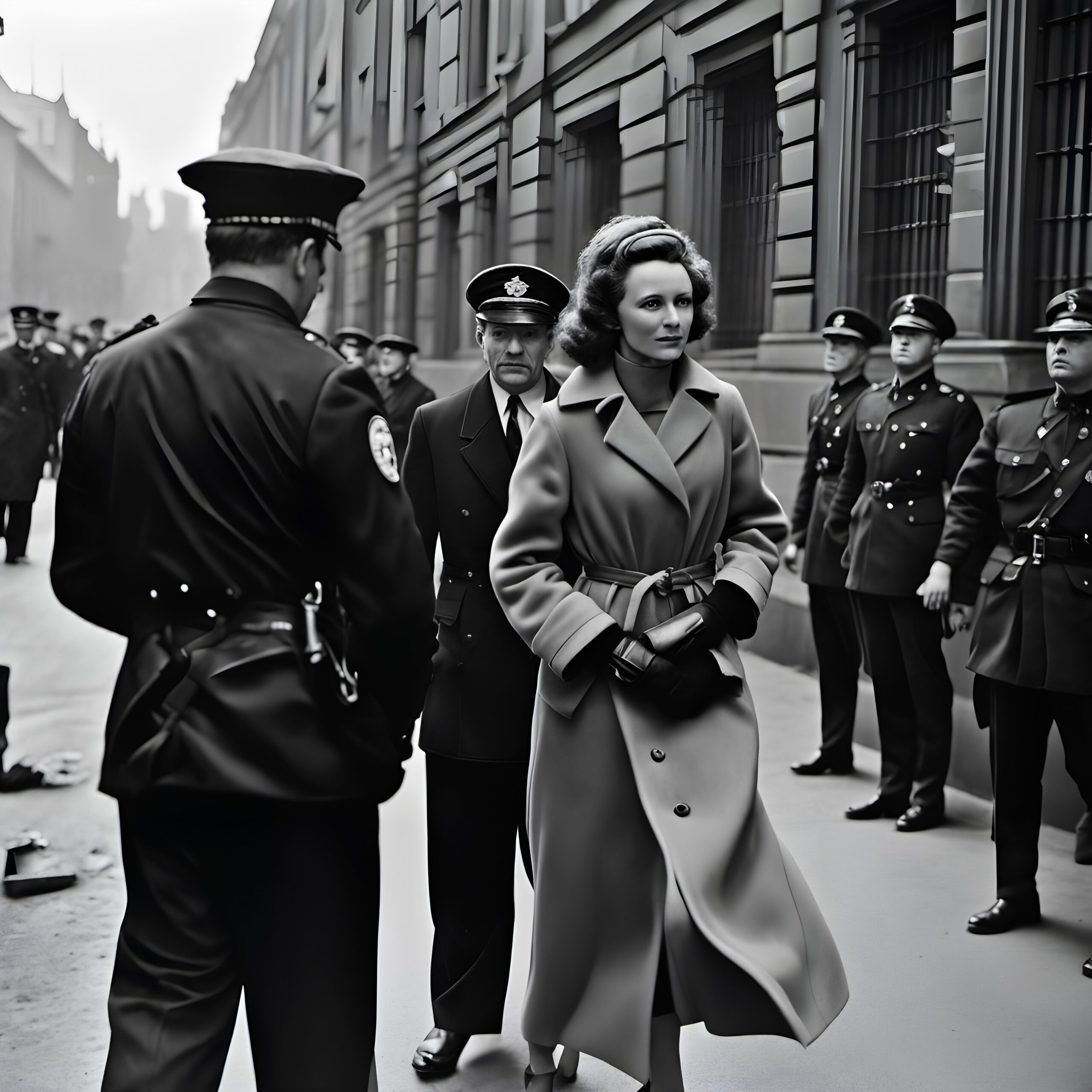 Historic Walk Amidst Officers