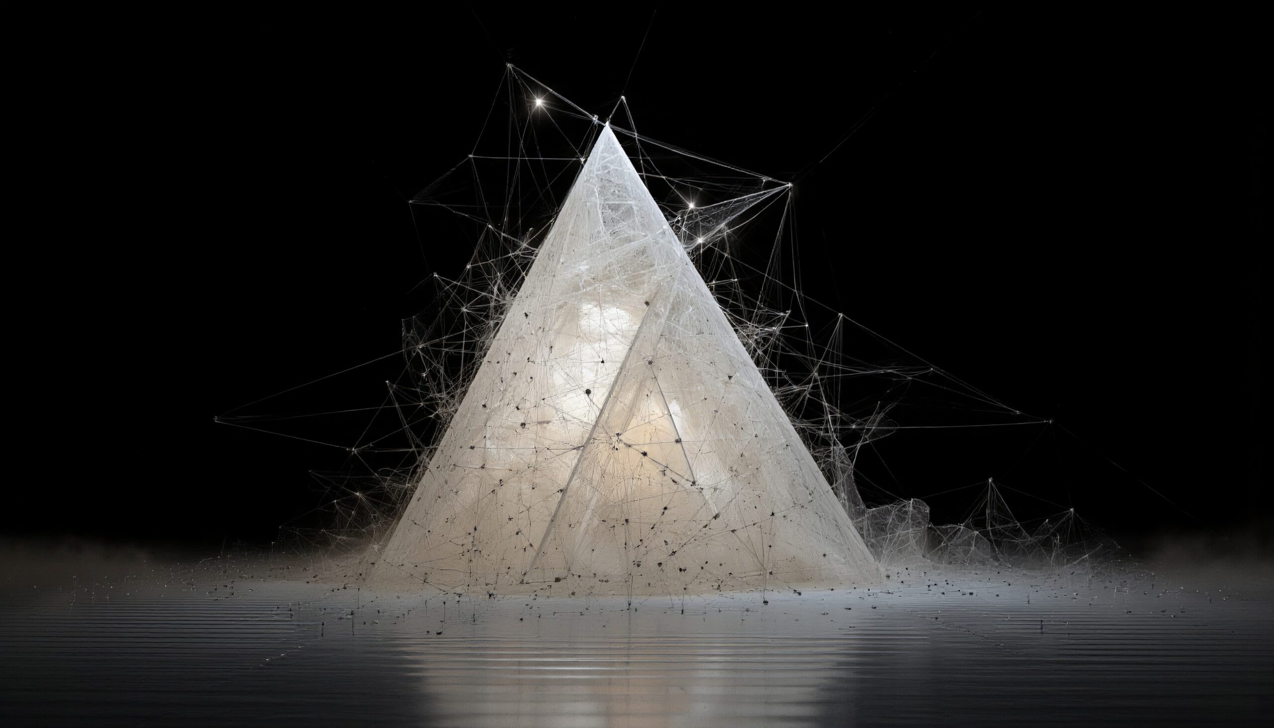 Abstract Geometric Pyramid Structure