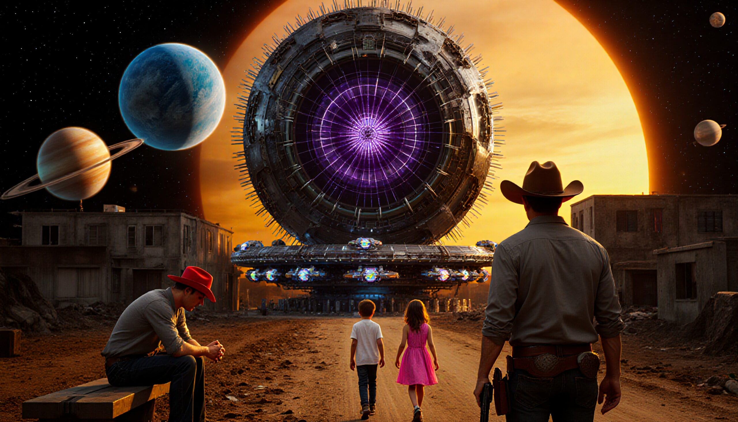 Cosmic Encounter in Desert Town