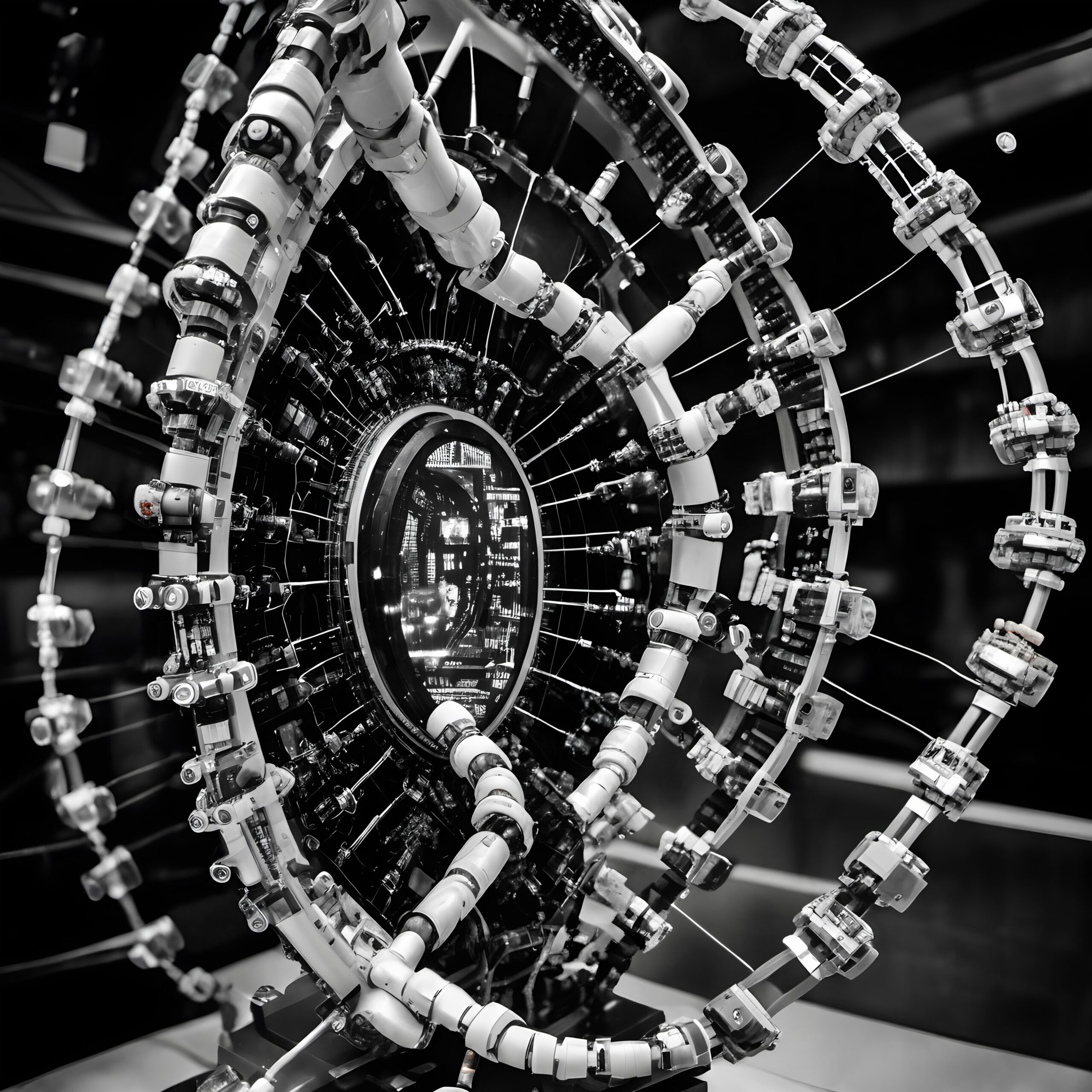 Futuristic Concentric Gear Mechanism
