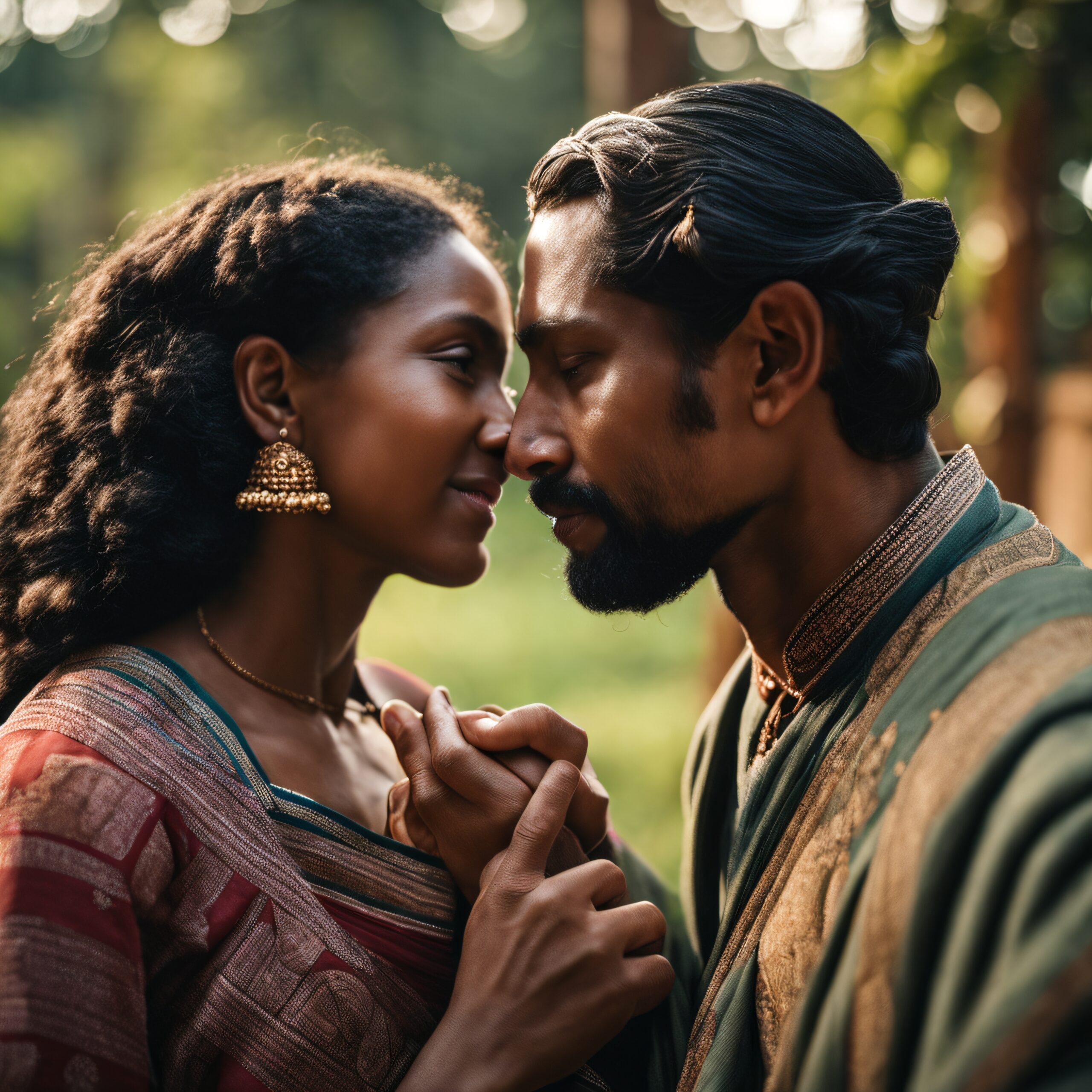 Captivating Love Amidst Nature