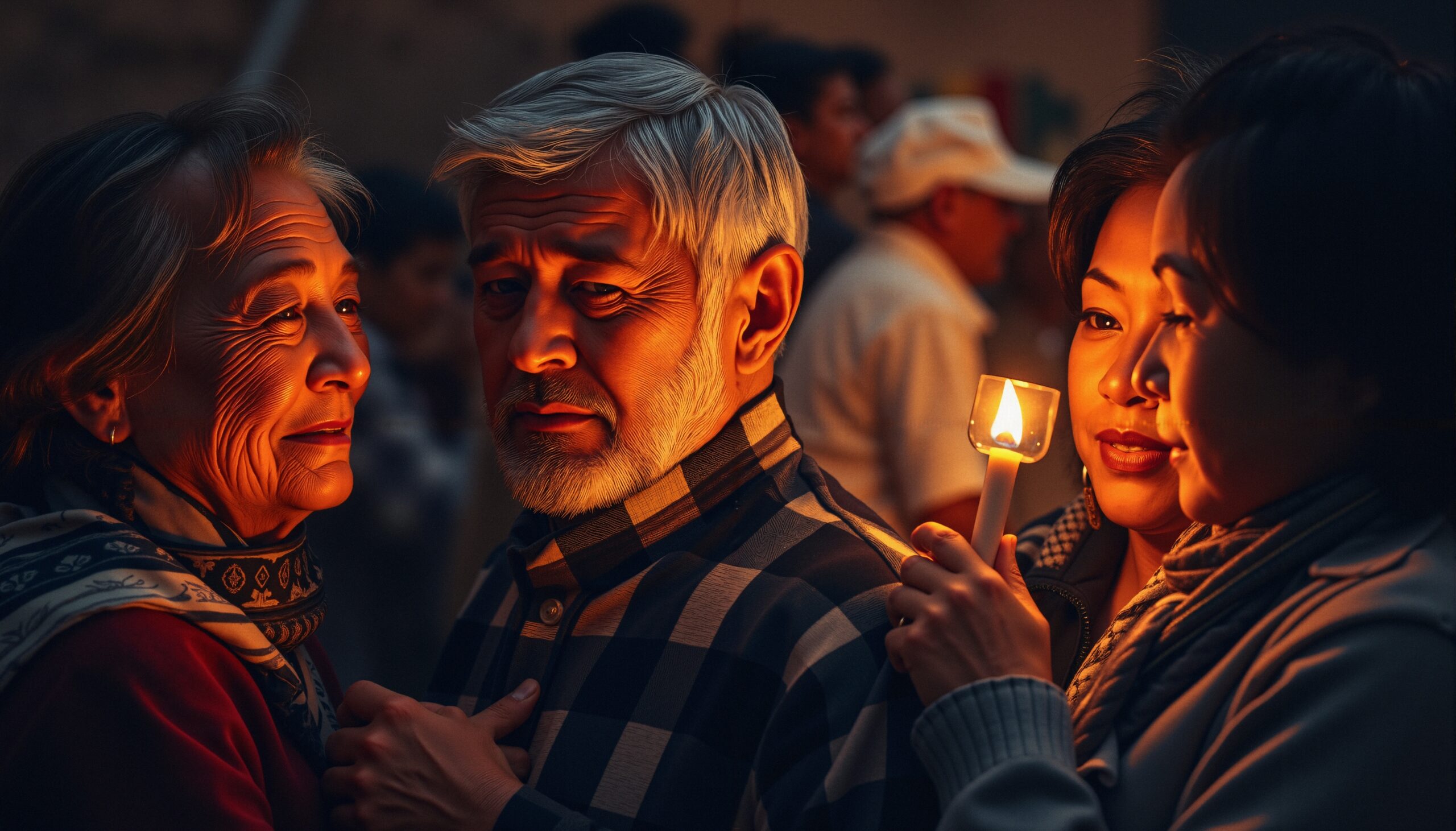 Candlelit Gathering in Warm Glow