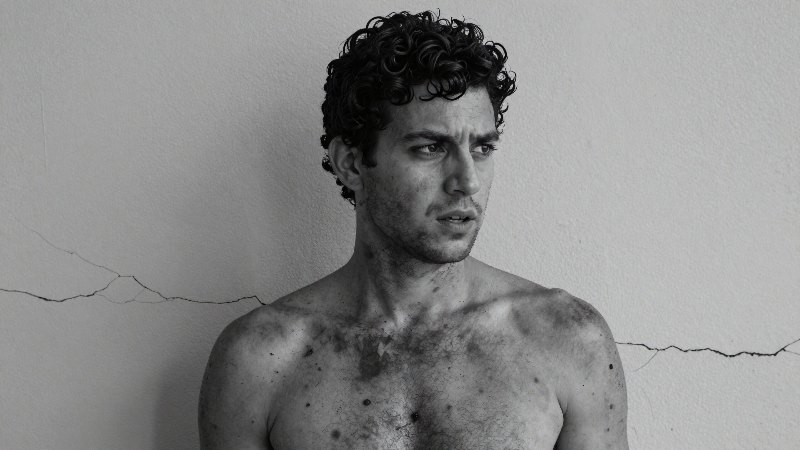 Raw Intensity Against Cracked Walls