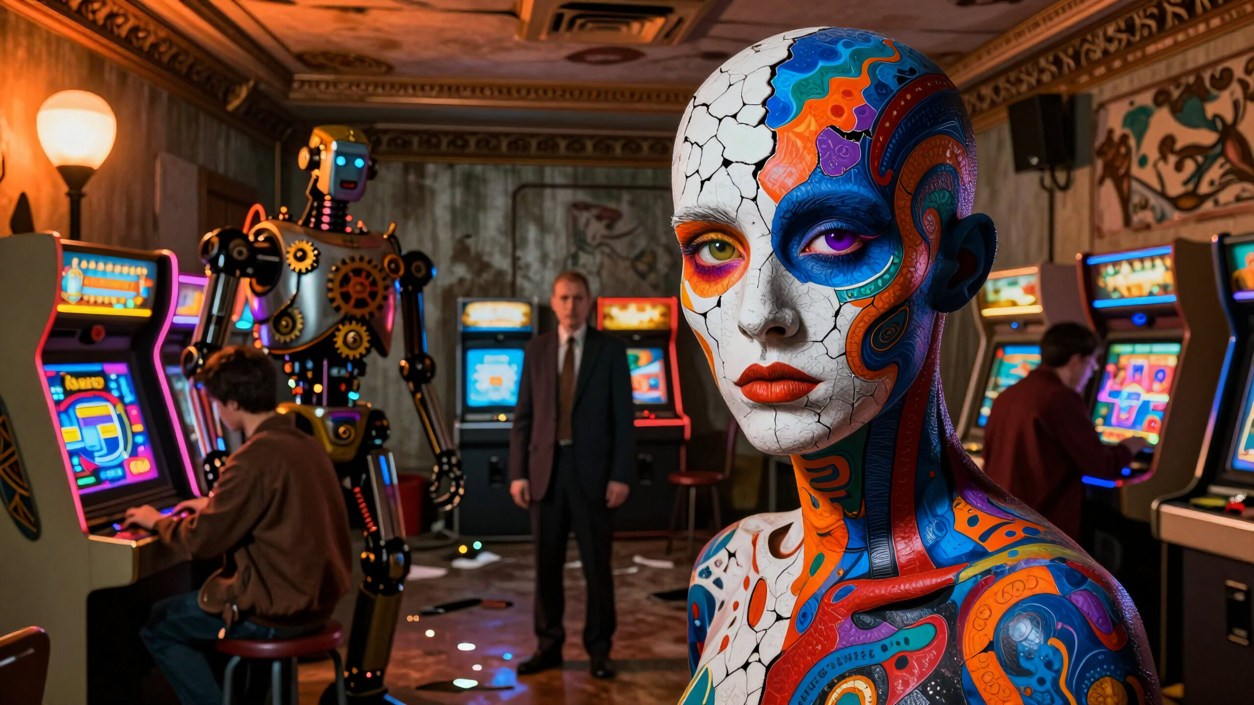 Psychedelic Arcade Alien